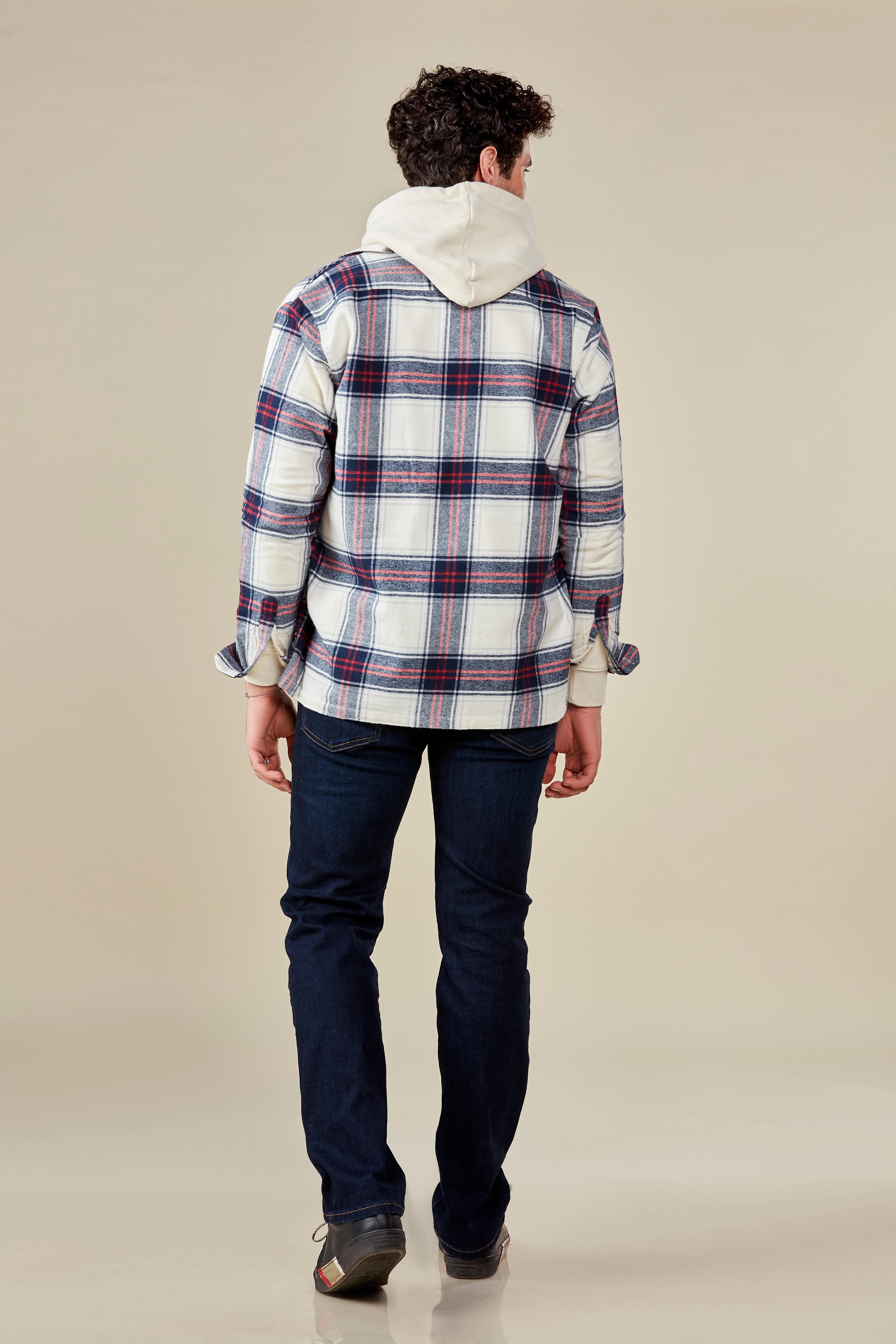 Deep Damson Flannel Overshirt