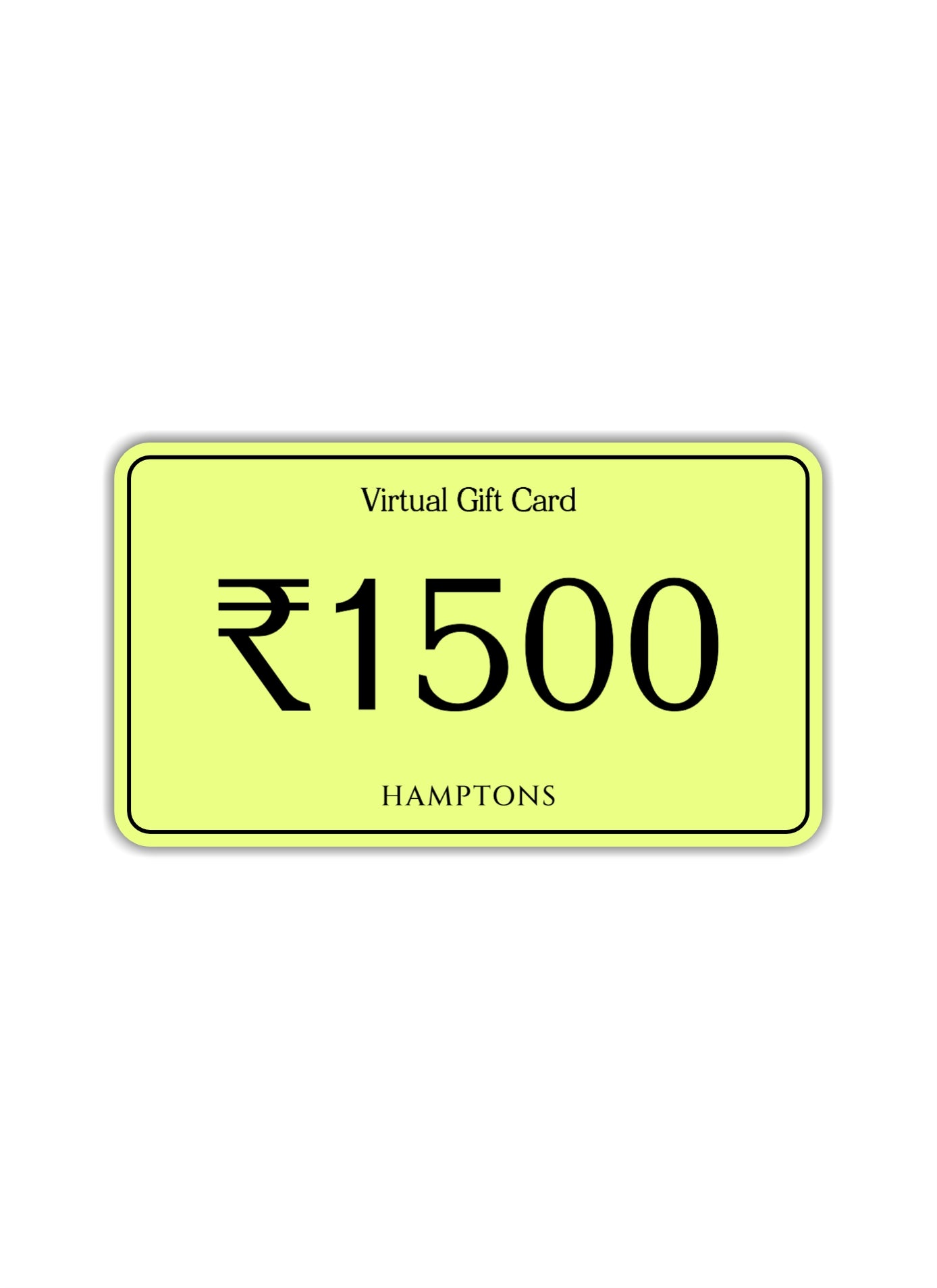 ₹ 1500 Digital Gift Card