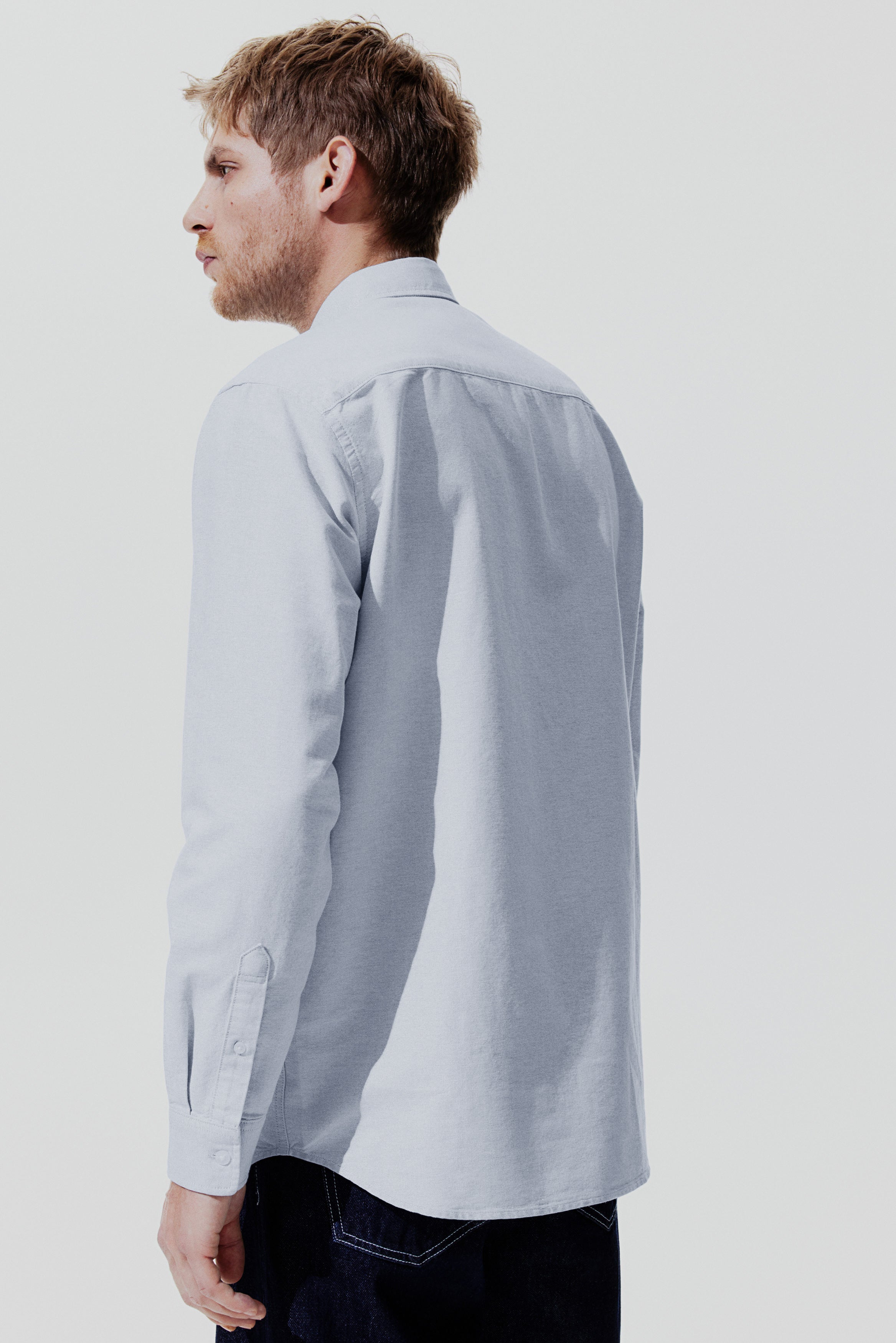 Classic Essential 100% Cotton Embroidery Shirt