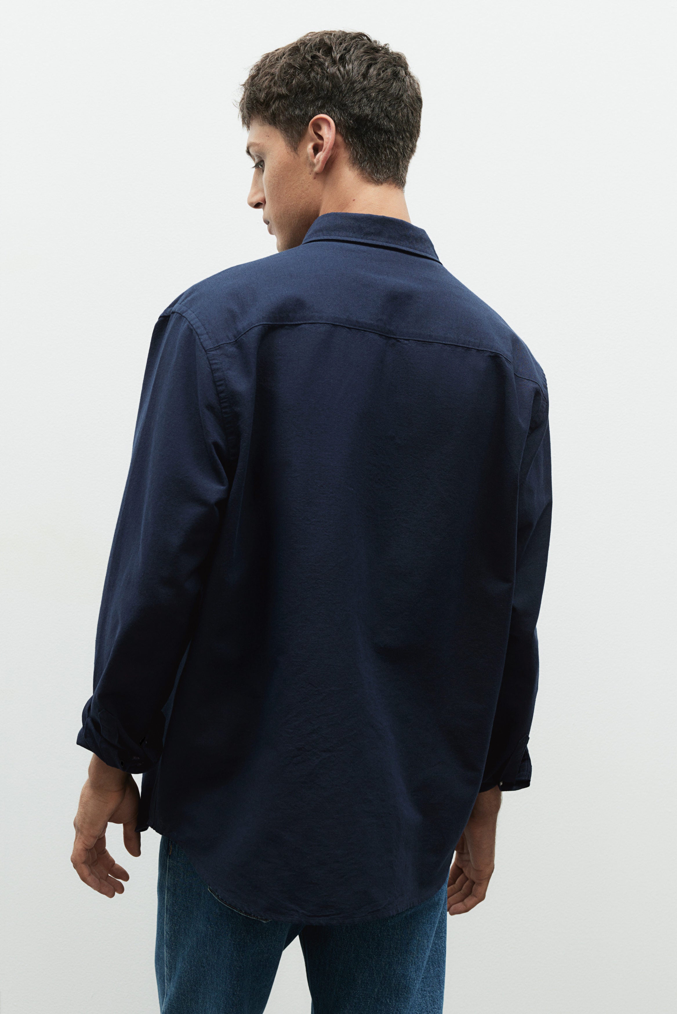 Classic Essential 100% Cotton Embroidery Shirt
