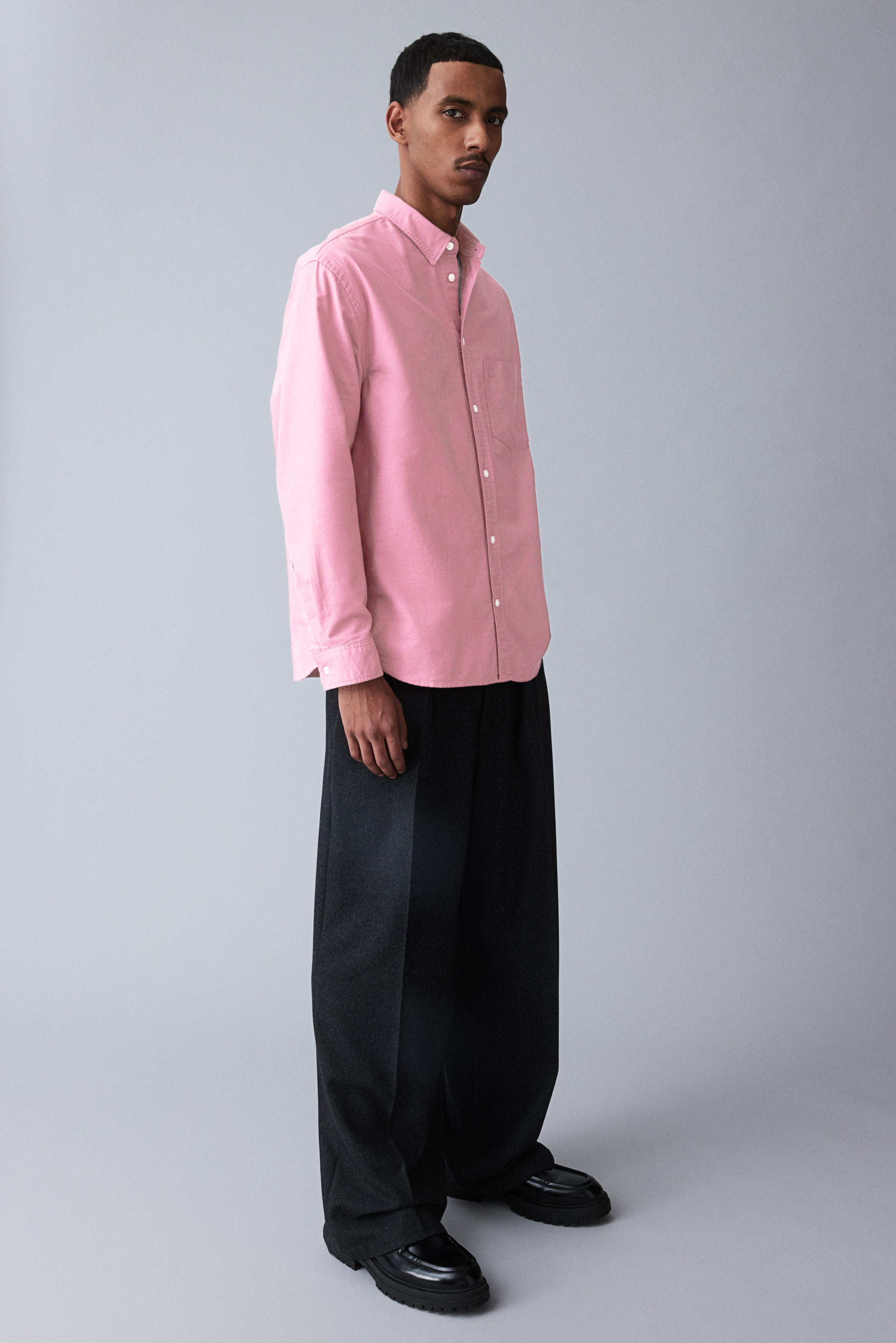 Classic Essential 100% Cotton Embroidery Shirt