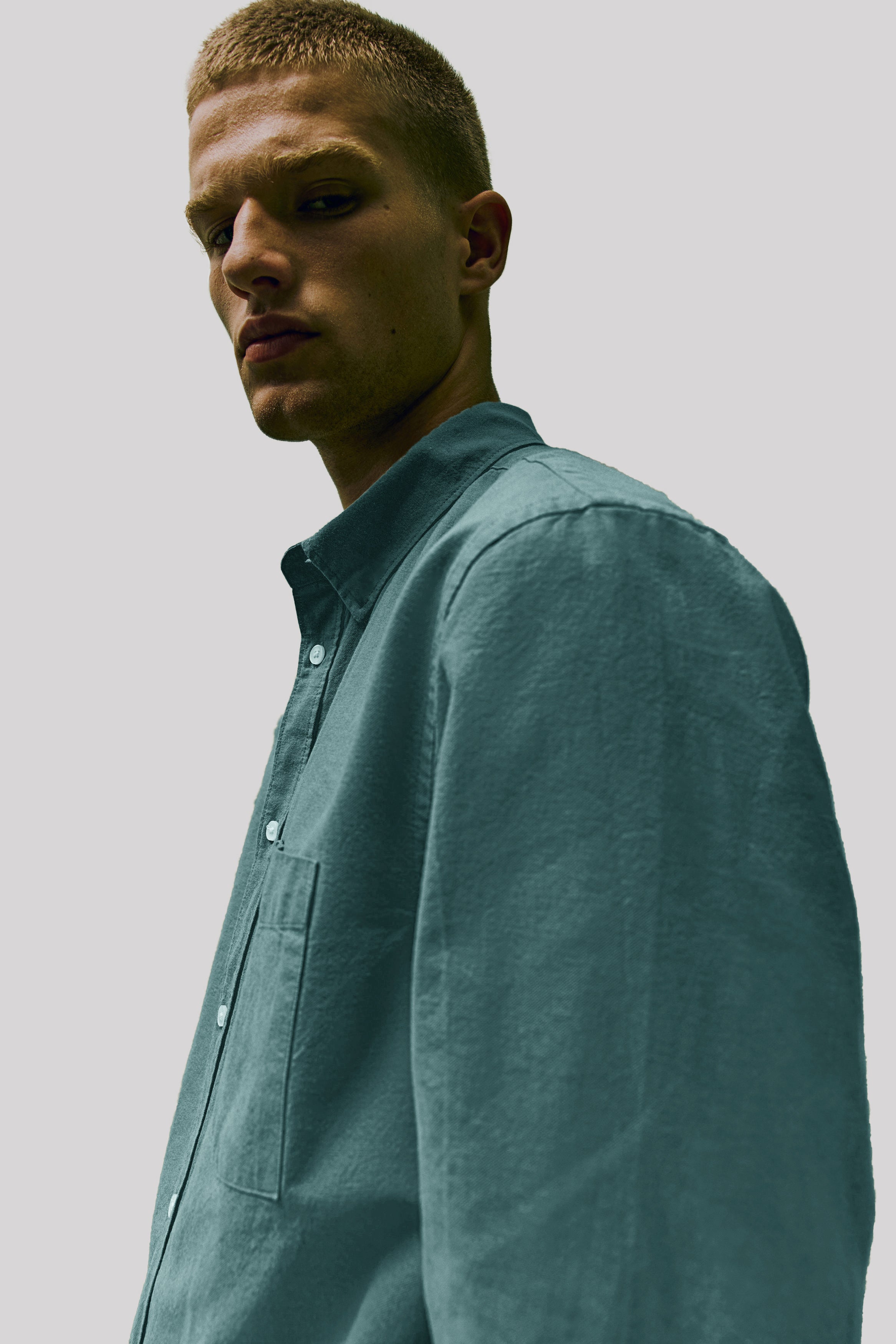 Classic Essential 100% Cotton Embroidery Shirt