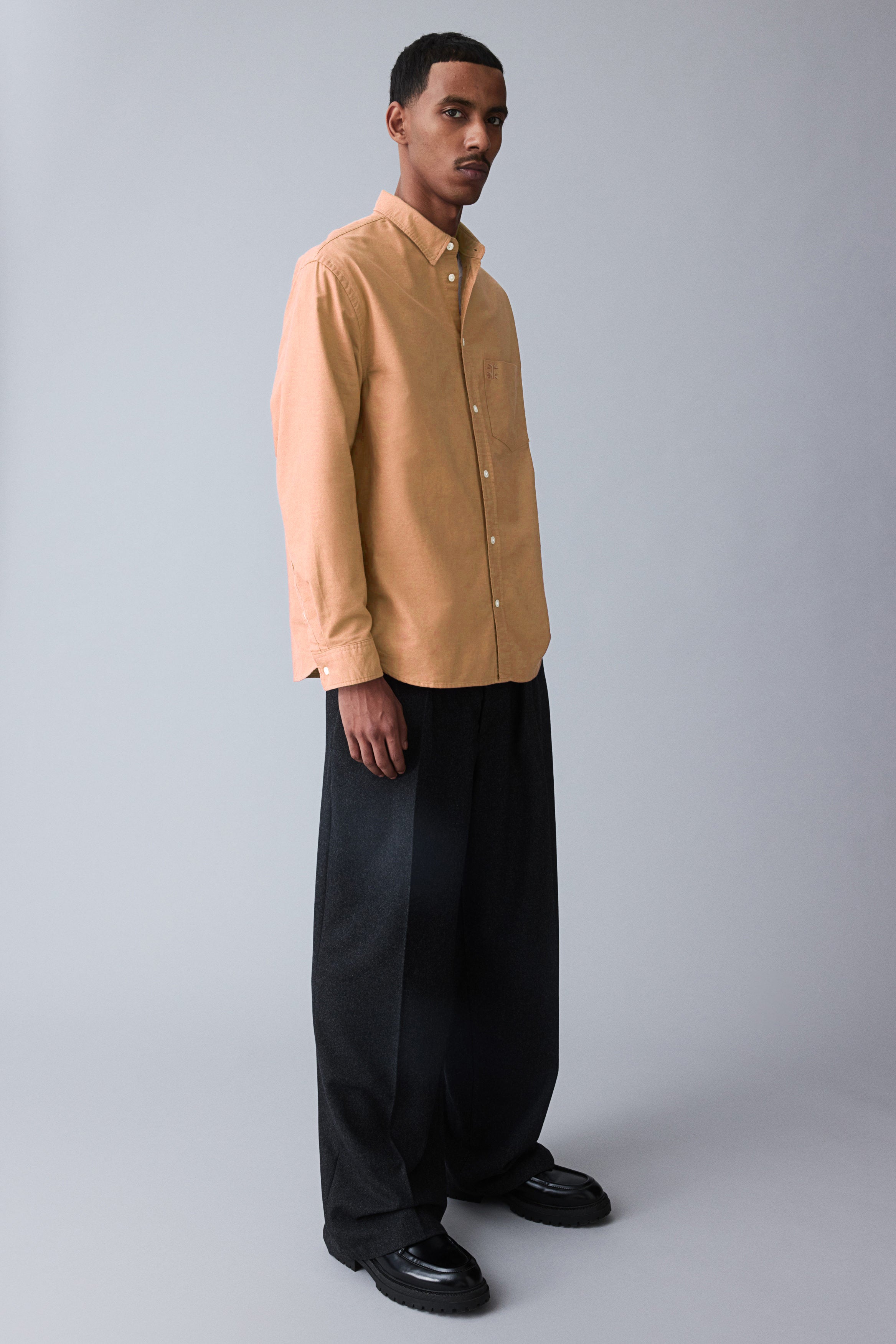 Classic Essential 100% Cotton Embroidery Shirt