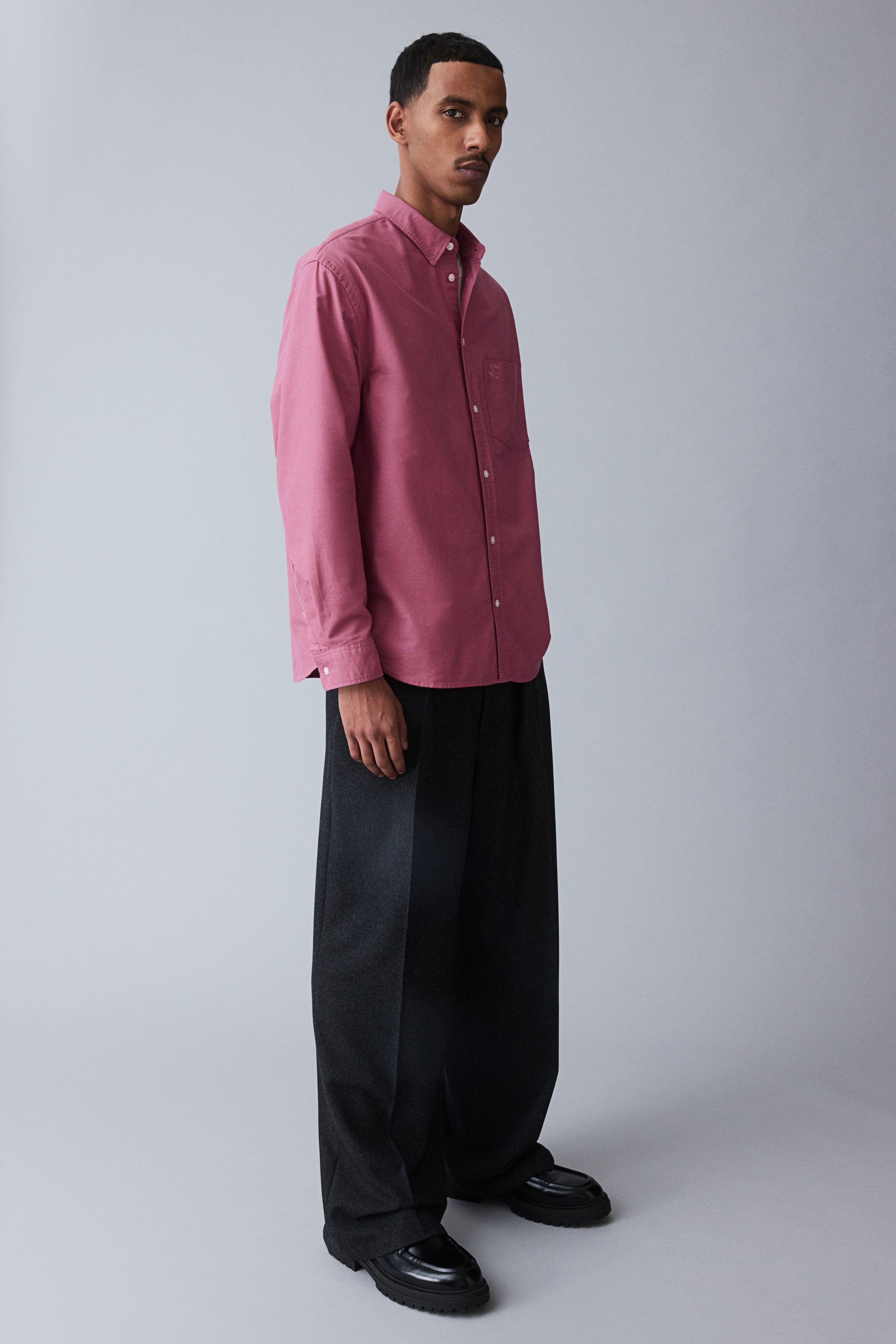 Classic Essential 100% Cotton Embroidery Shirt