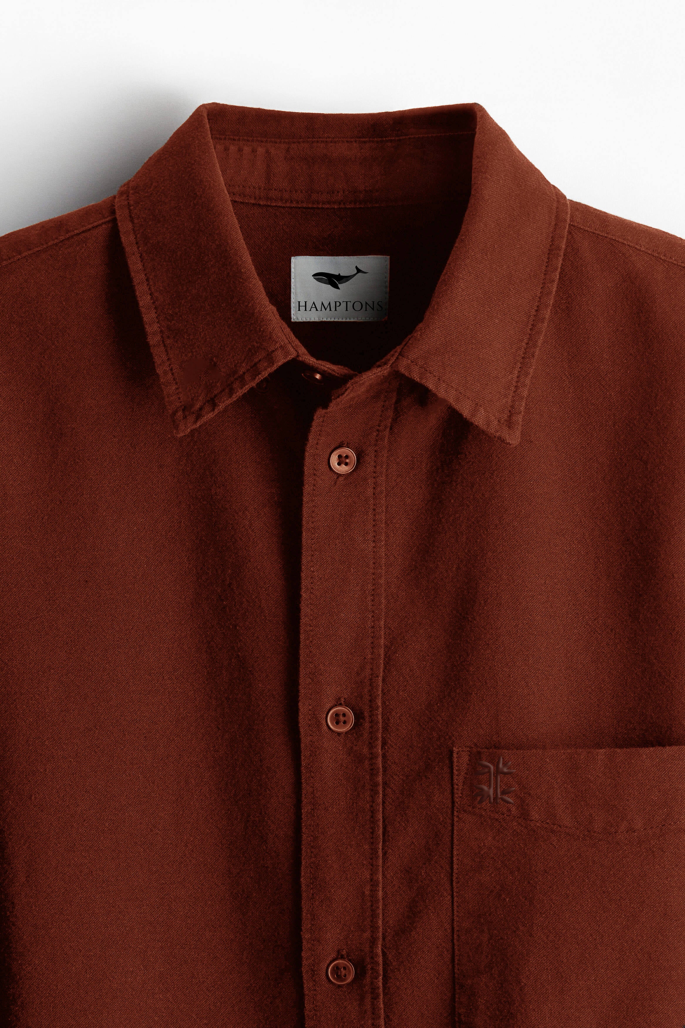 Classic Essential 100% Cotton Embroidery Shirt