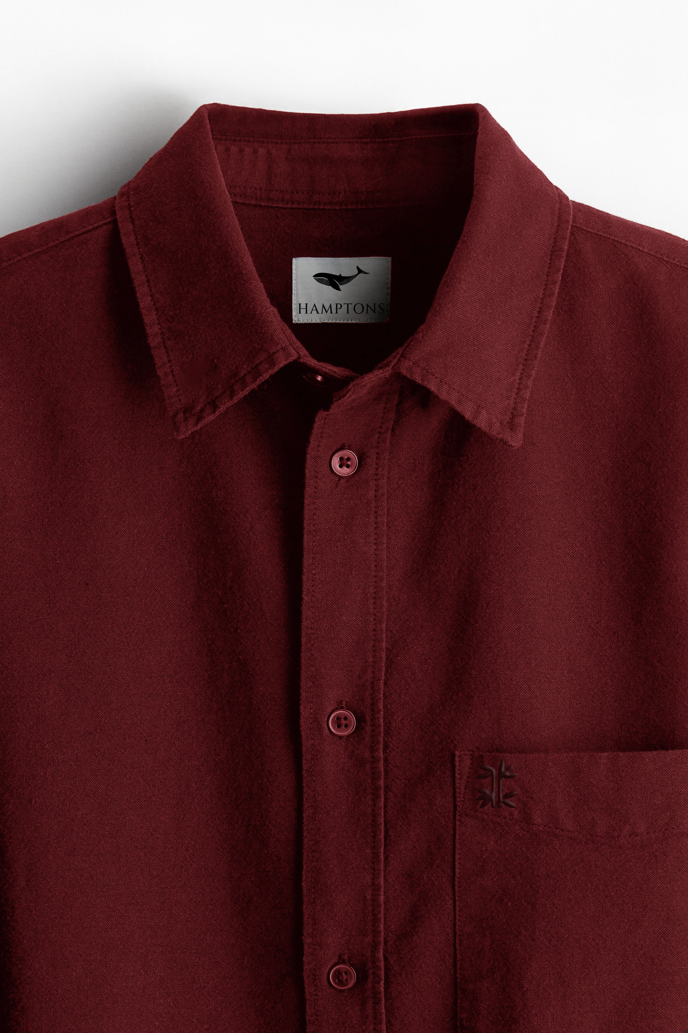 Classic Essential 100% Cotton Embroidery Shirt