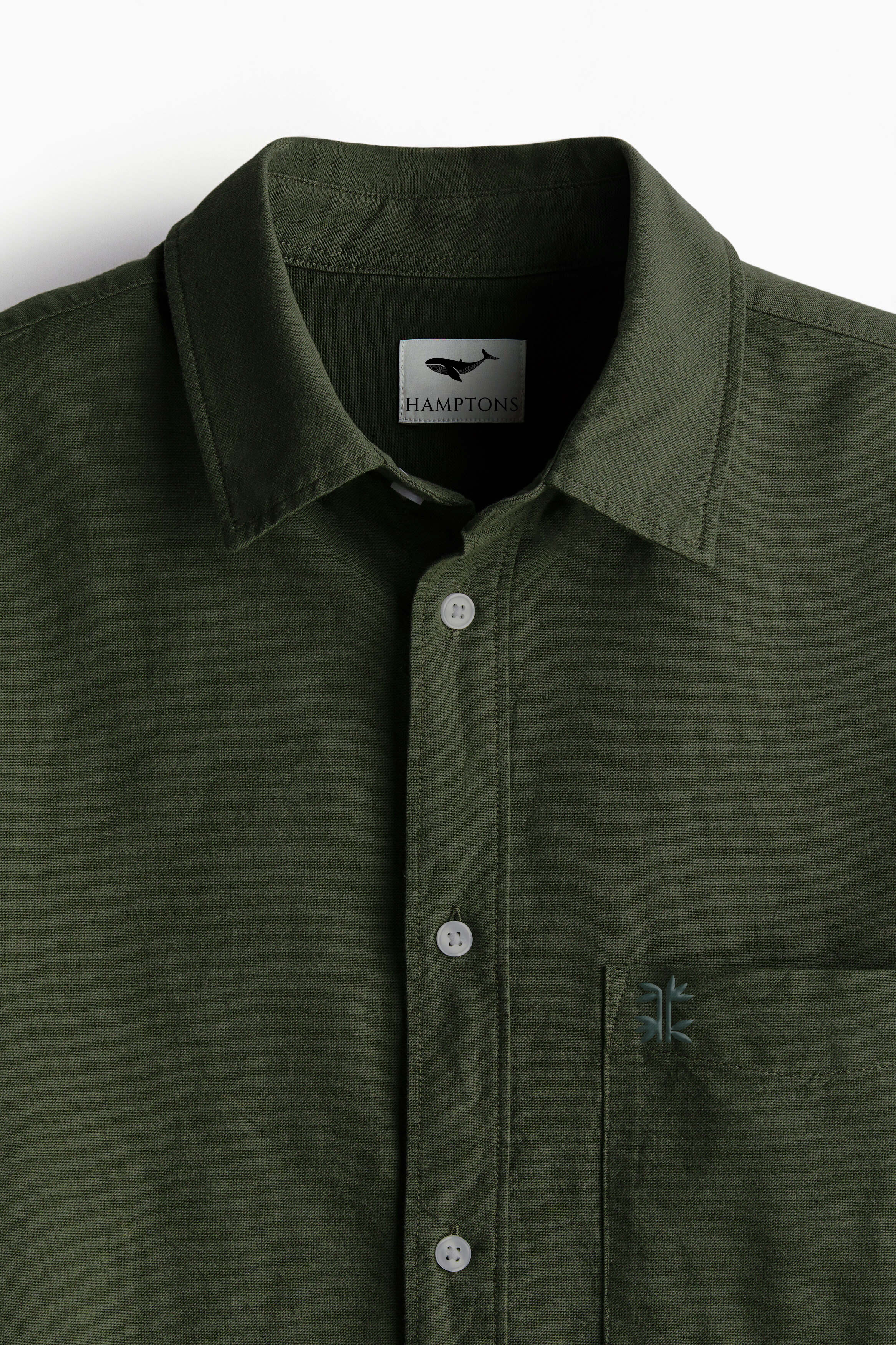 Classic Essential 100% Cotton Embroidery Shirt