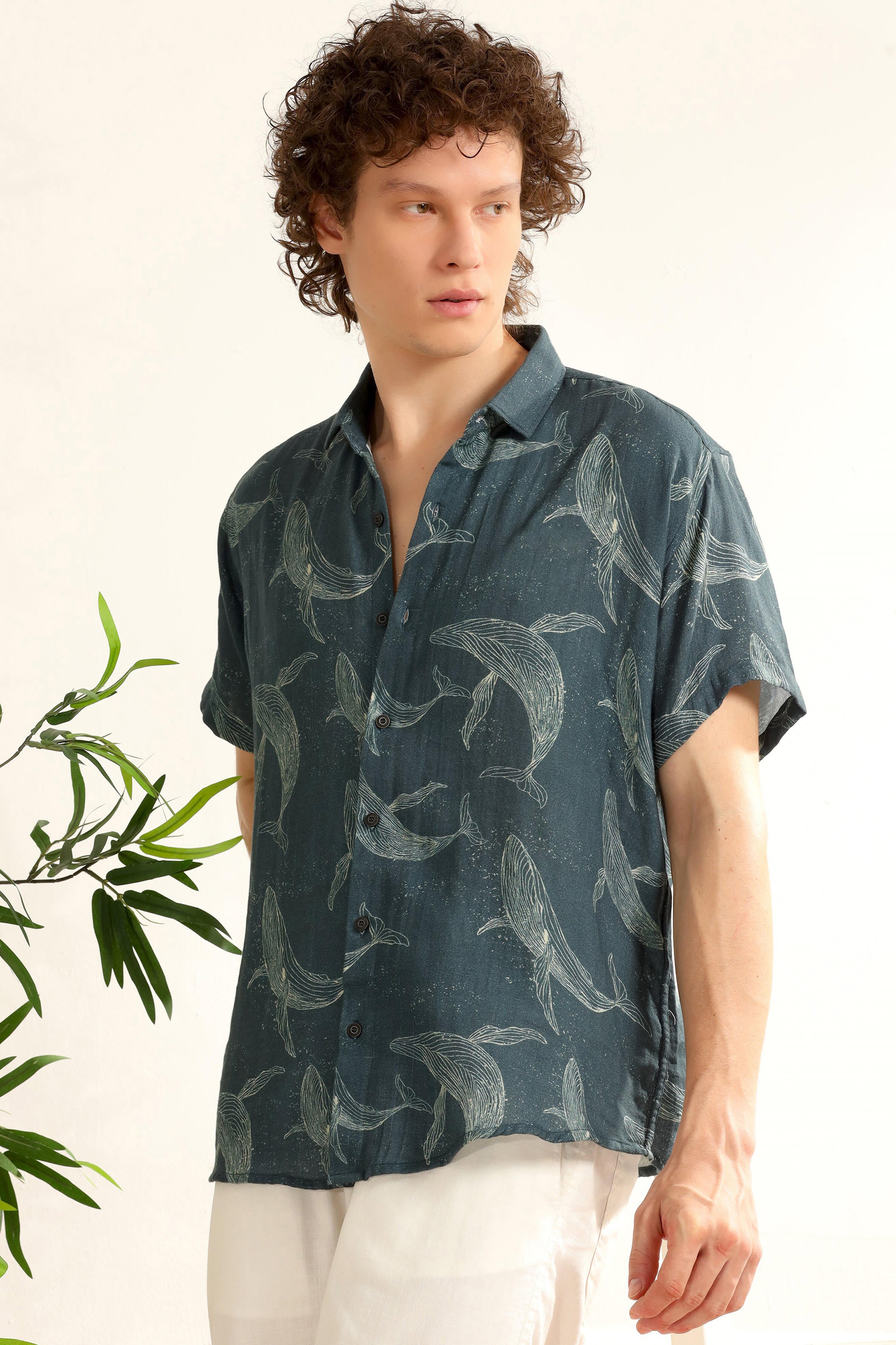Founder's Fav Whale Classic Fit Shirt