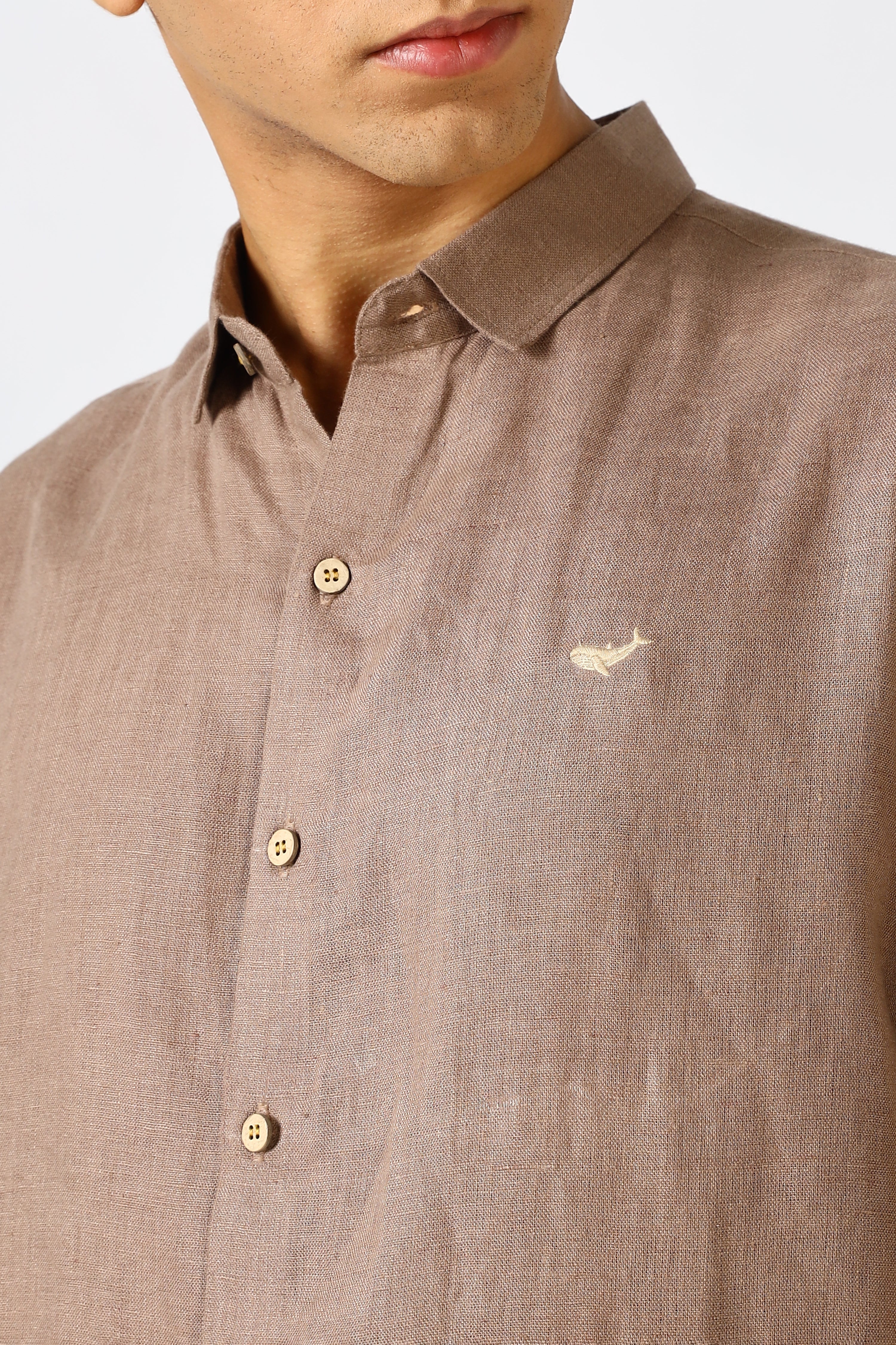 Sandstone 100% Linen 60s Lea Shirt
