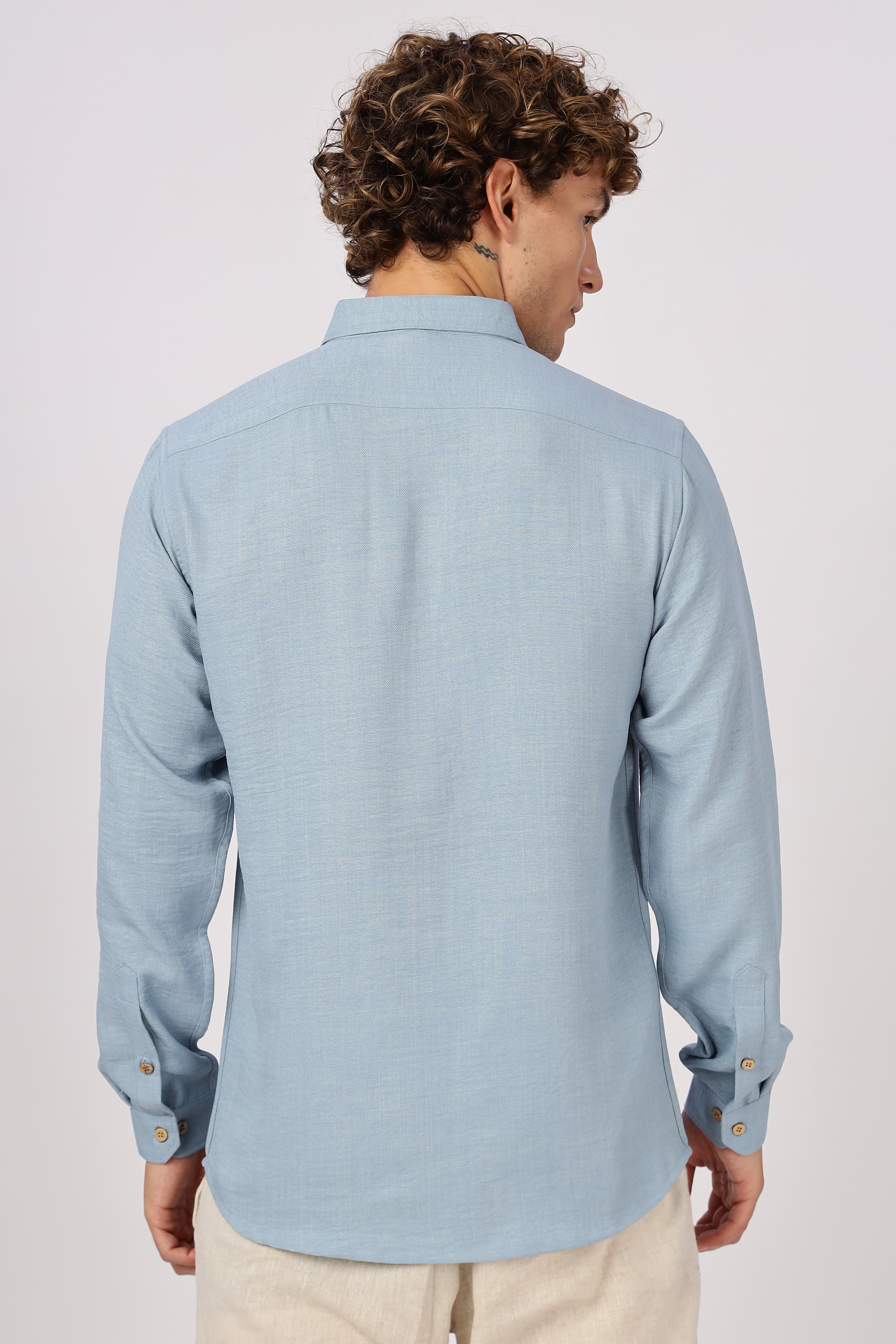 Palm Cove Breeze Embroidered Cotton Shirt