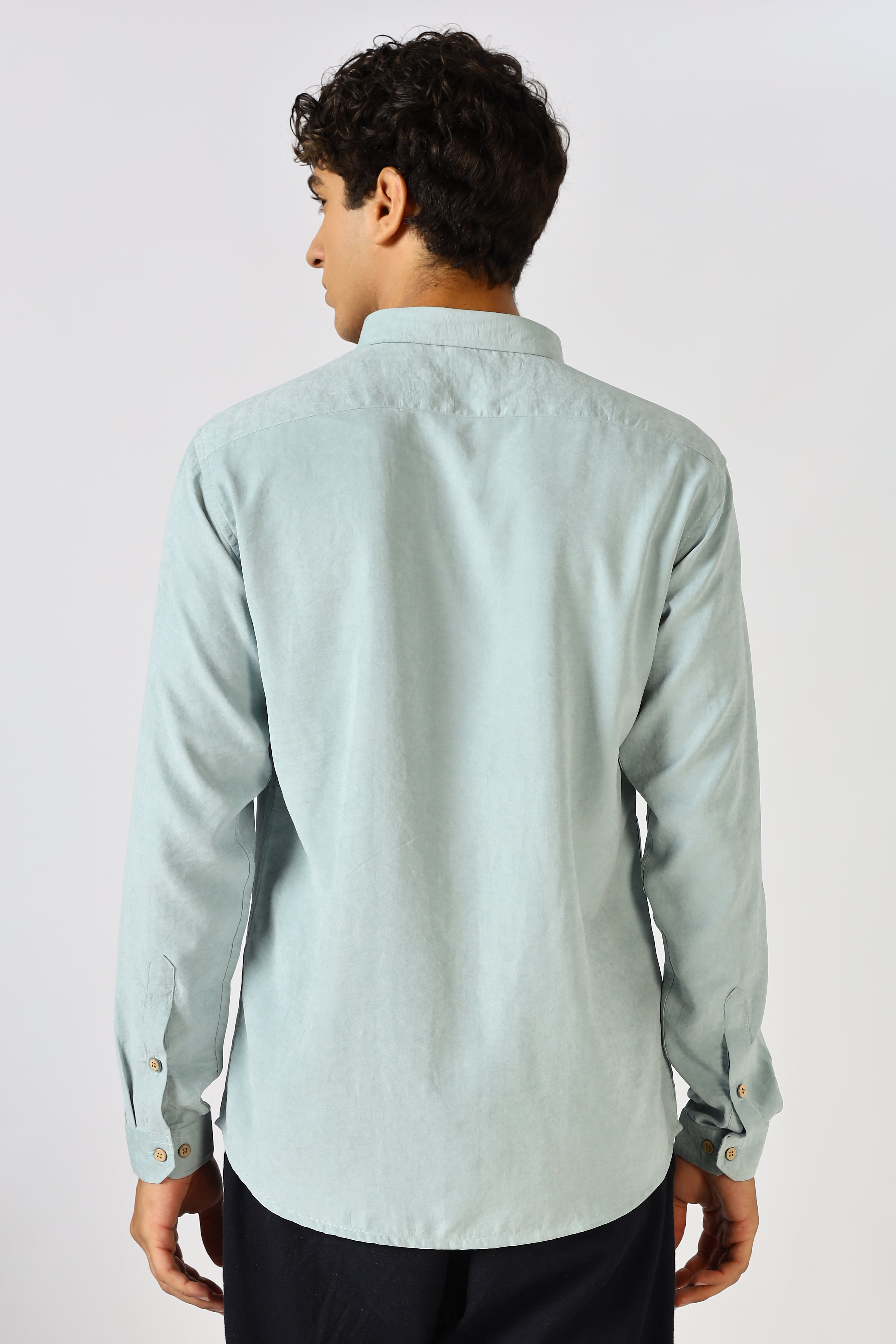 Palm Retreat Embroidered Shirt Cotton