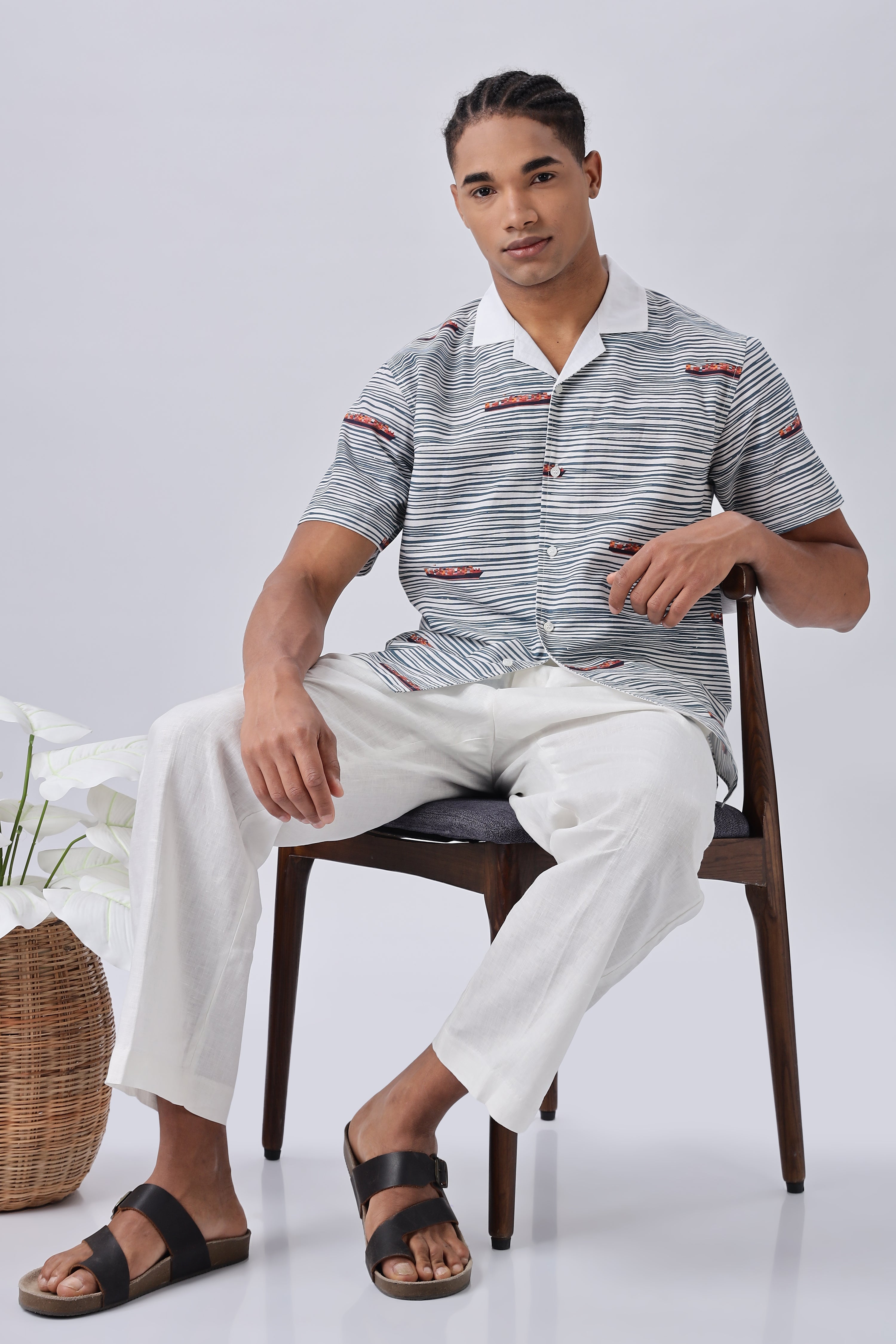 The Hawaiian Coastliner Contrast Collar Shirt