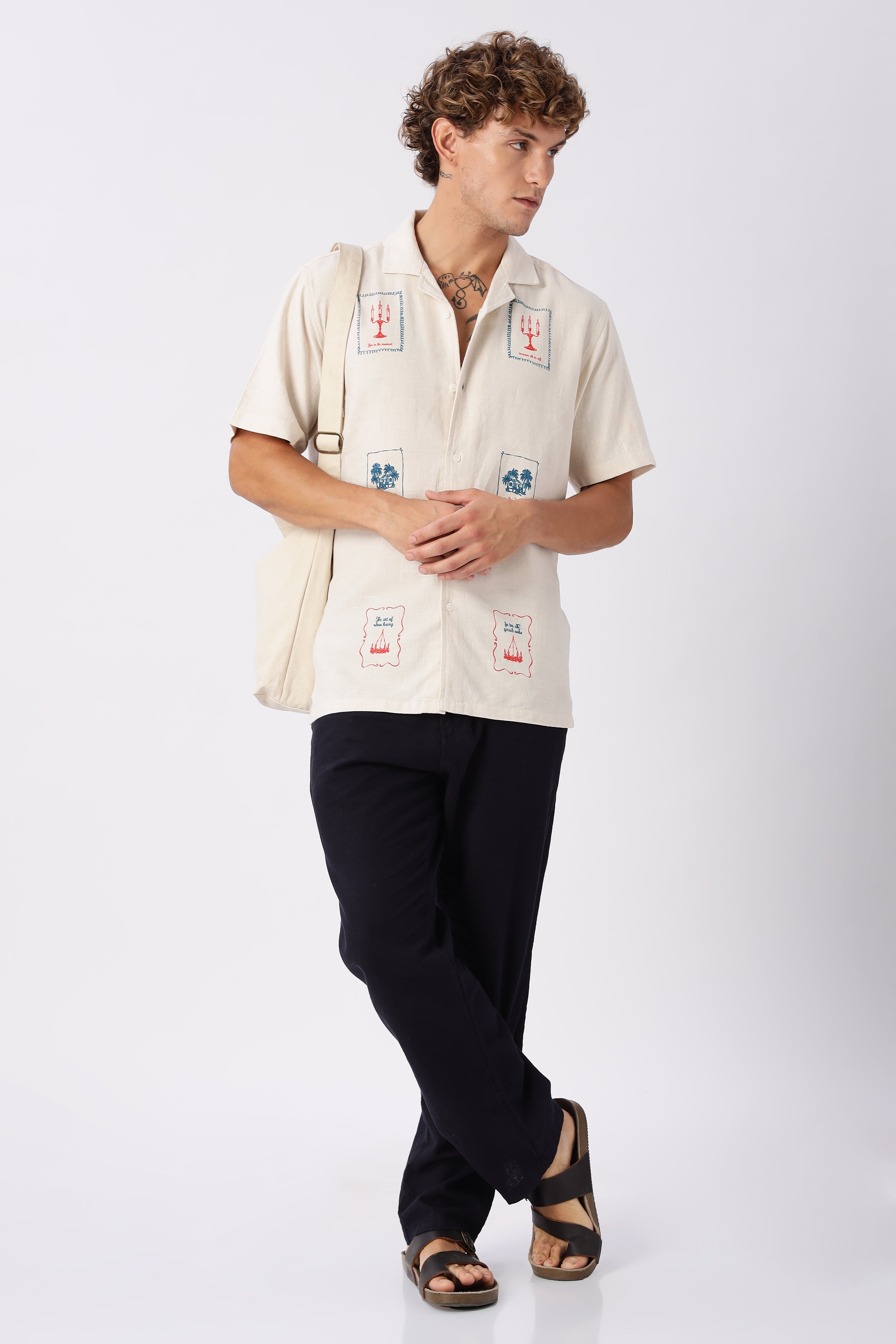 Postcards From Elsewhere Printed Shirt
