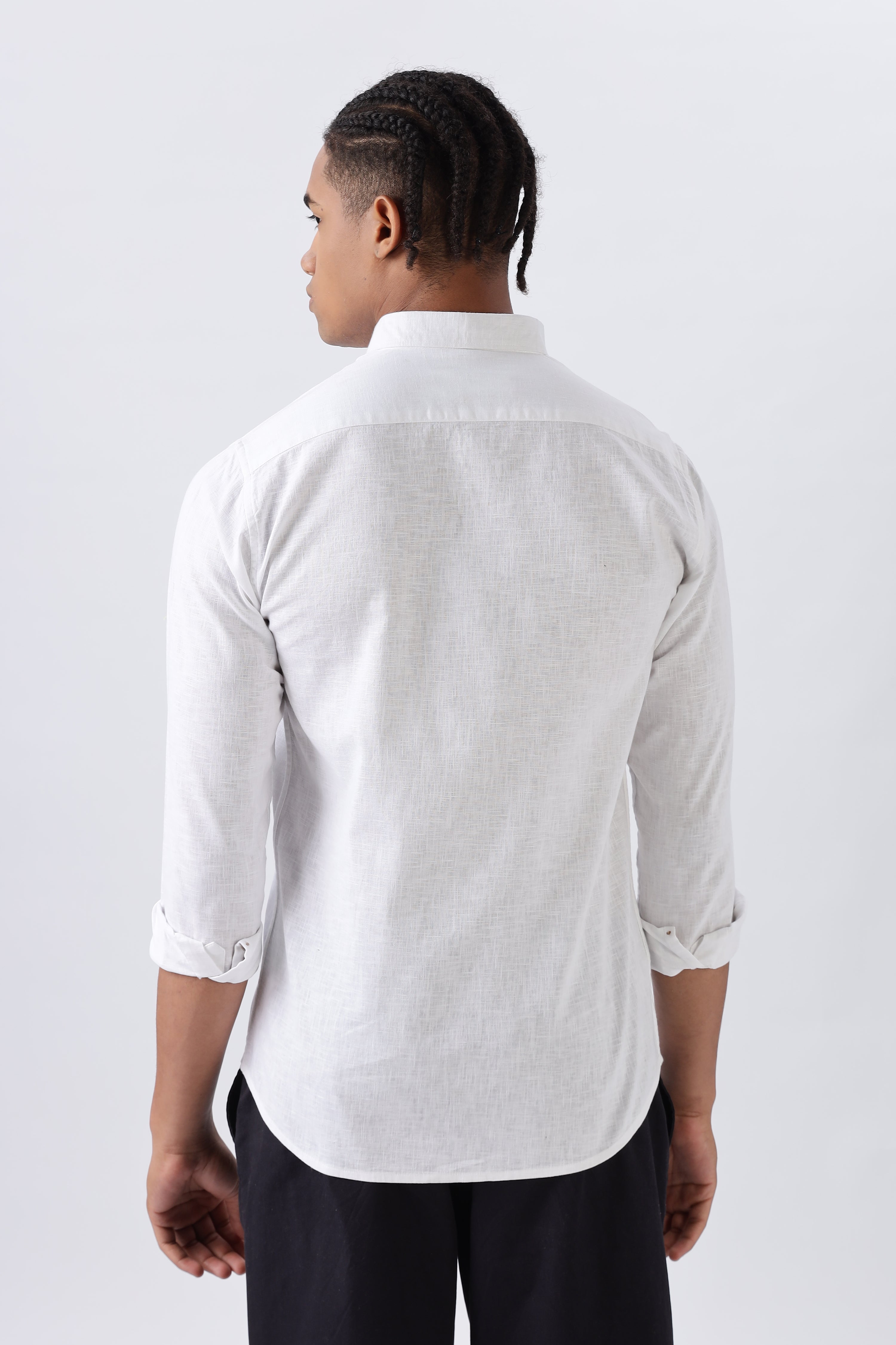 Palm Springs Golf Contrast Collar Embroidery Shirt
