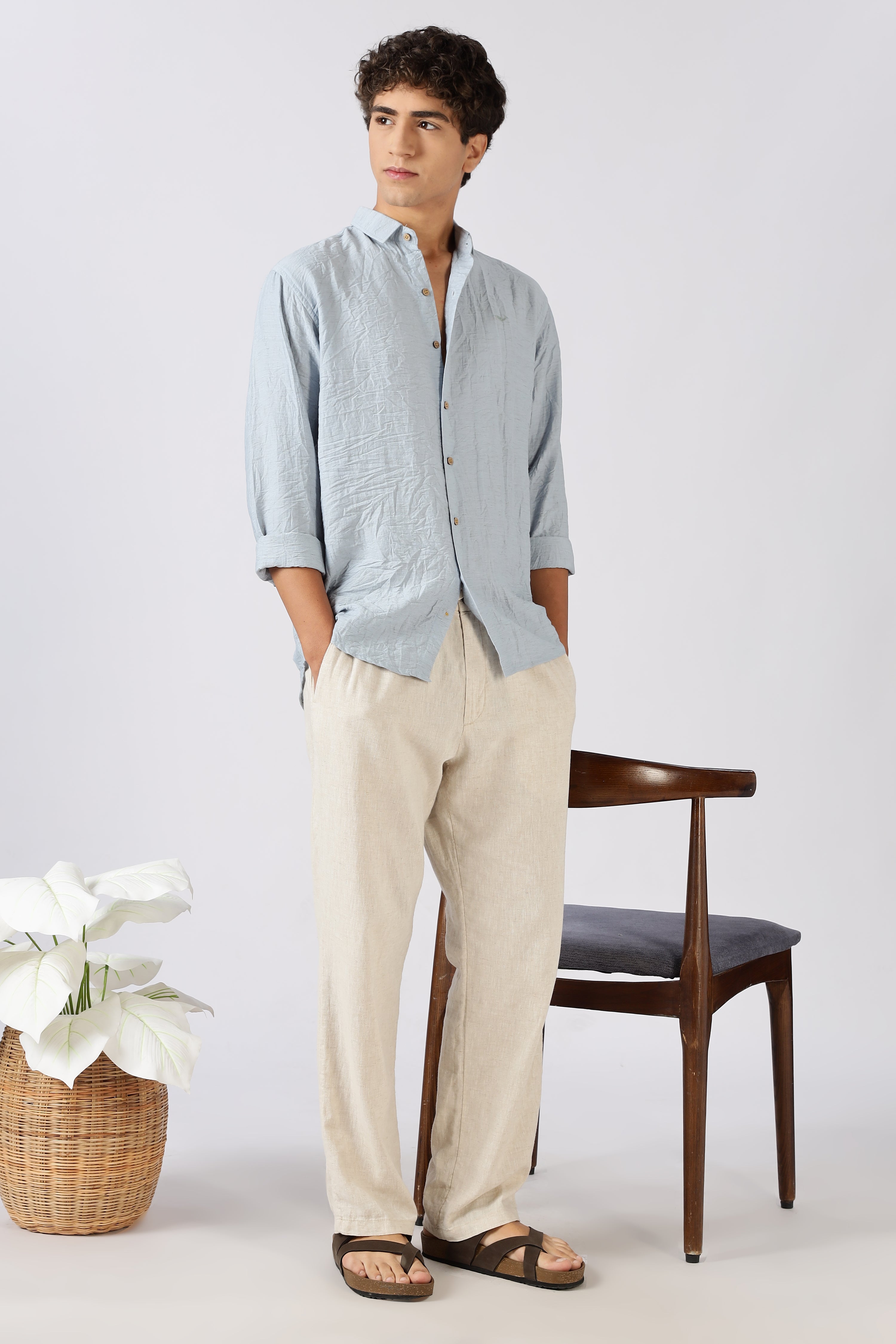 Sky Drift Cotton Shirt