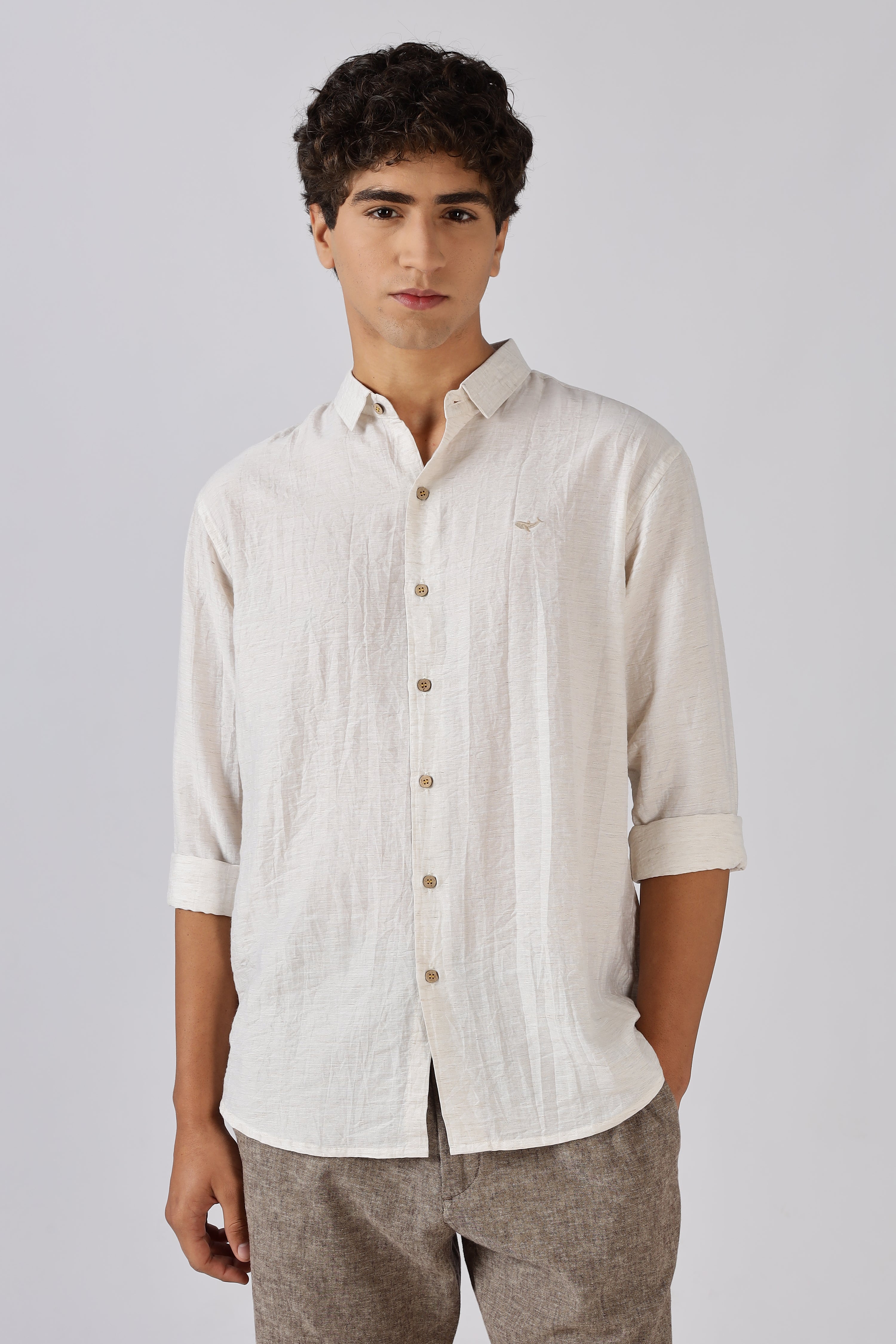 Shoreline Ease Cotton-Linen Shirt