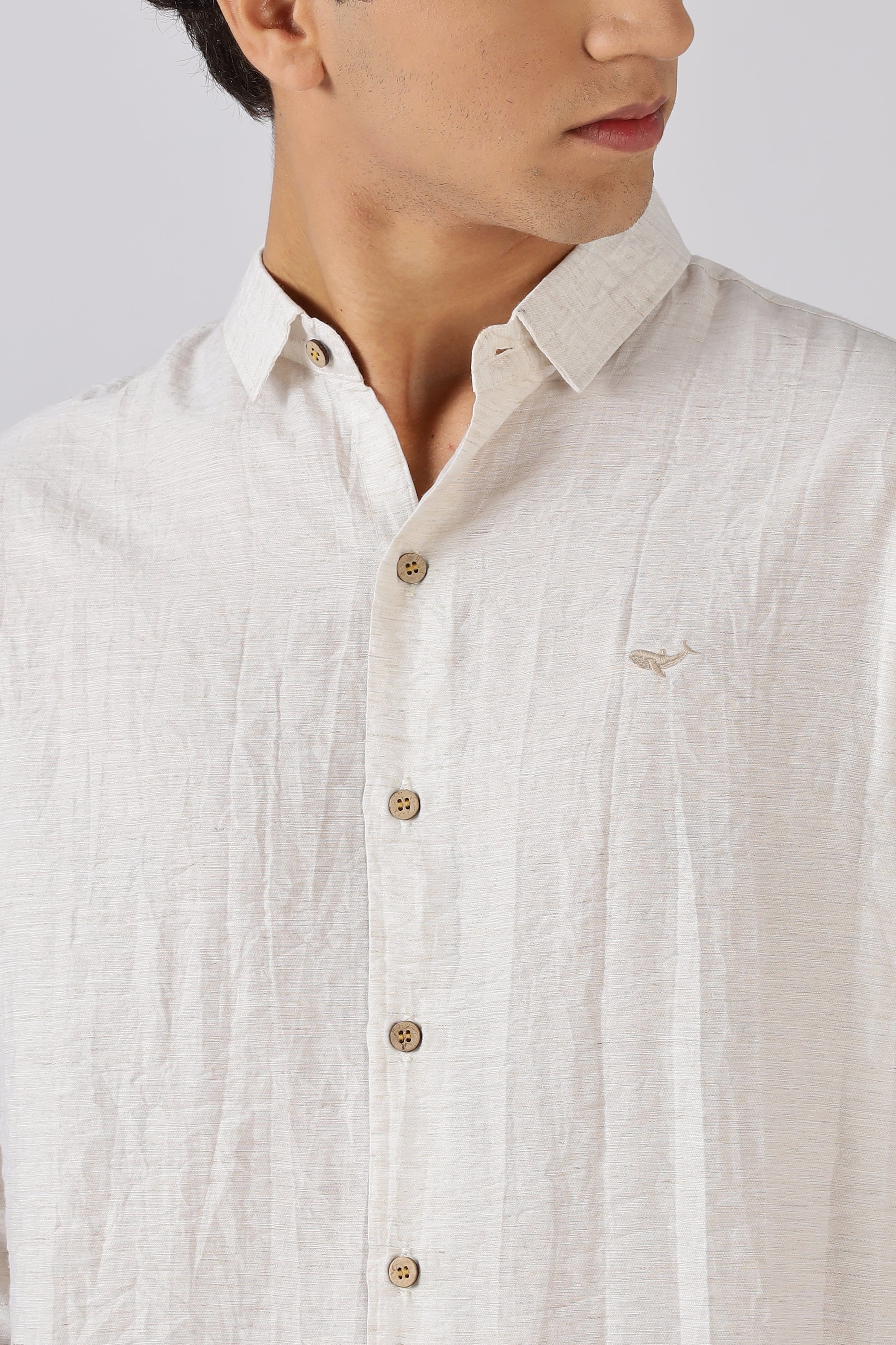 Shoreline Ease Cotton-Linen Shirt