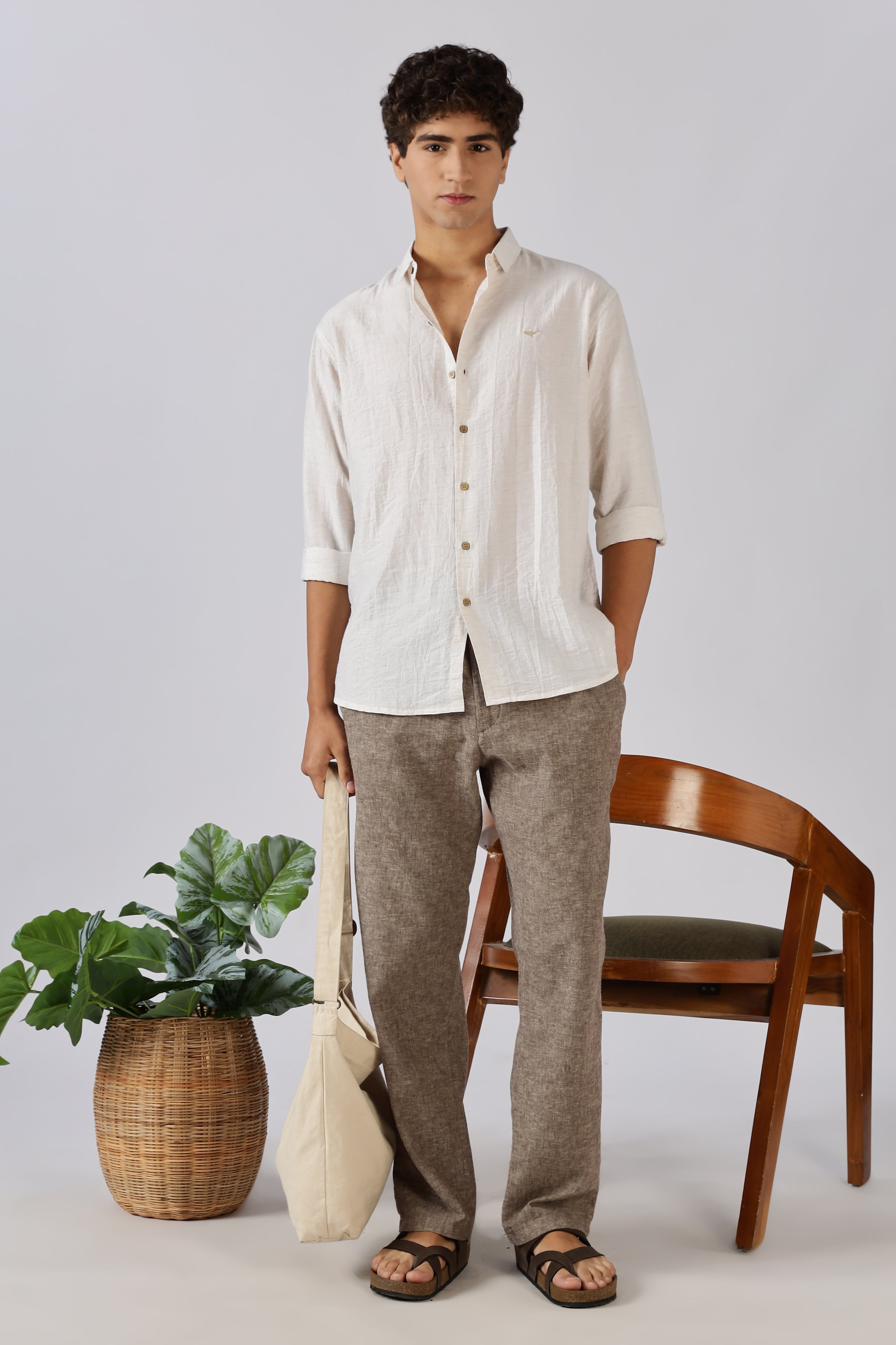 Shoreline Ease Cotton-Linen Shirt