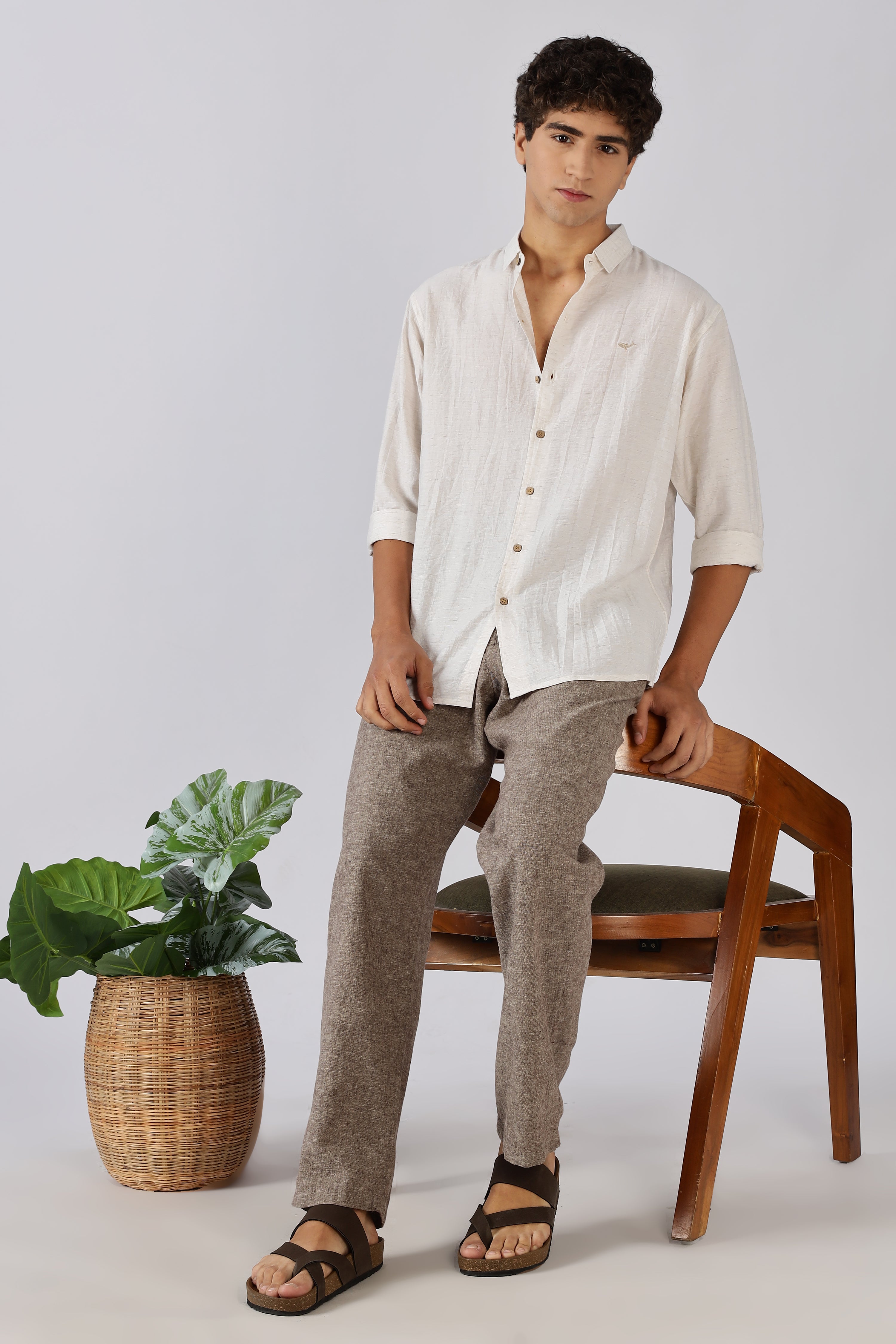 Shoreline Ease Cotton-Linen Shirt