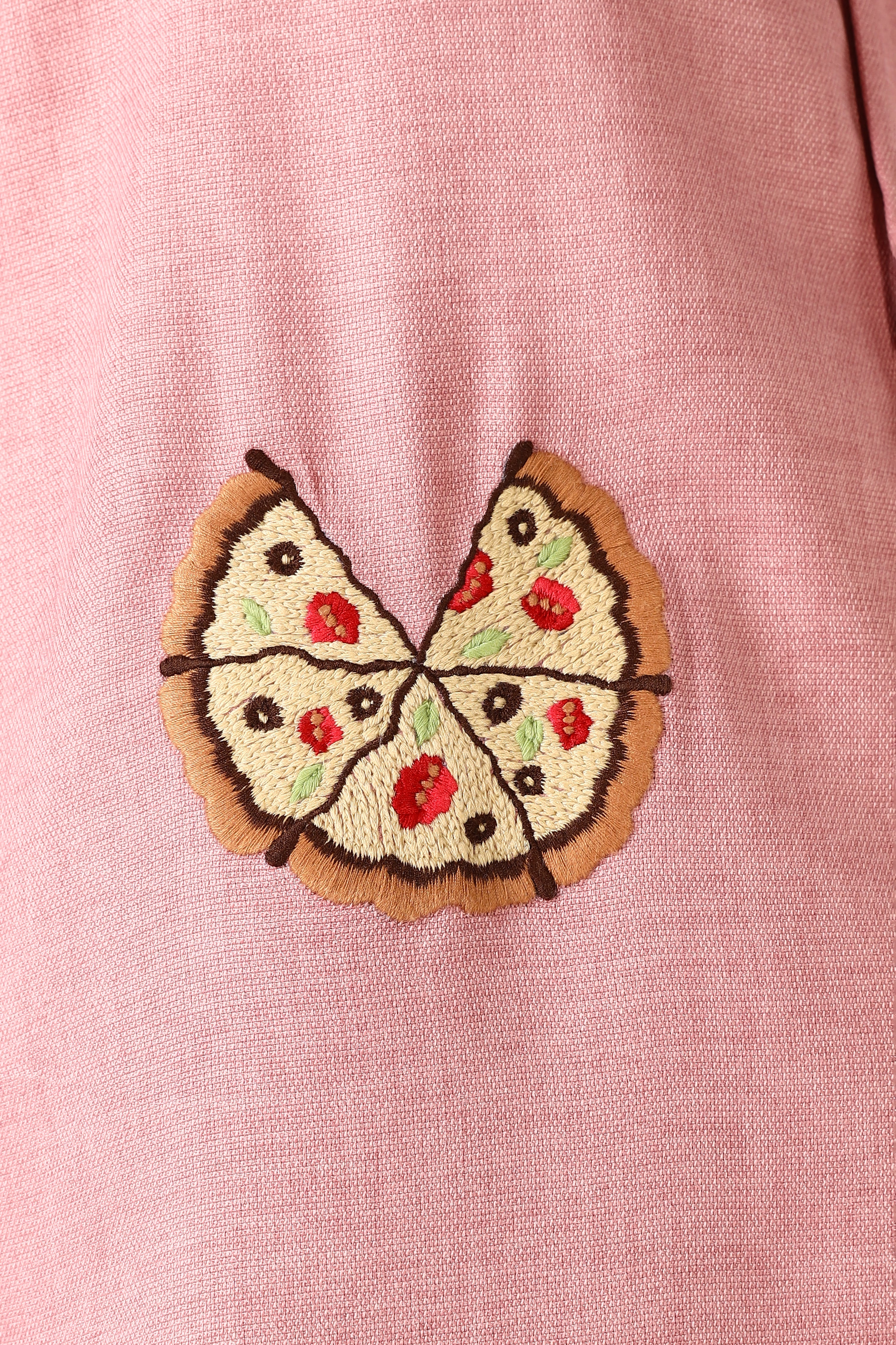 Café Sundown Slice Embroidered Shirt