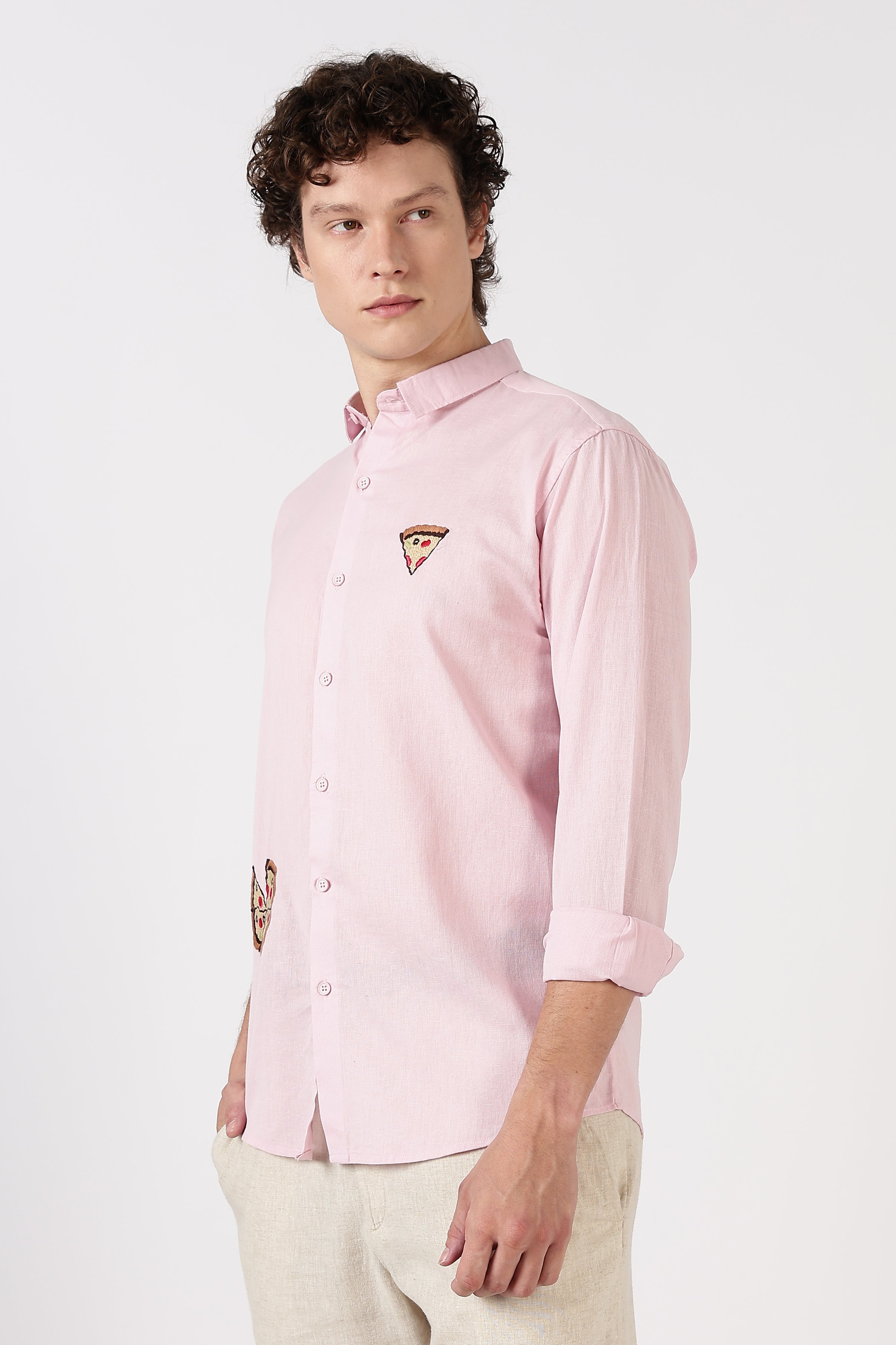 Café Sundown Slice Embroidered Shirt