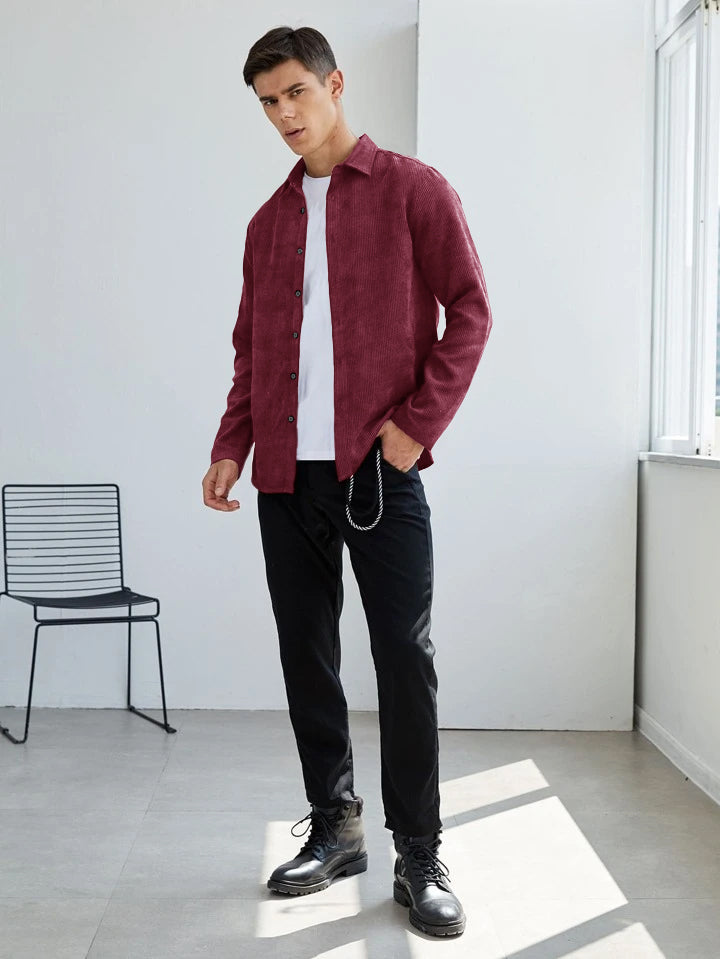 Wineberry Blush Cotton Corduroys