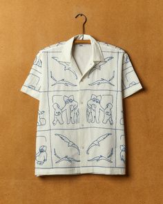 Evolution Print Cotton Shirt