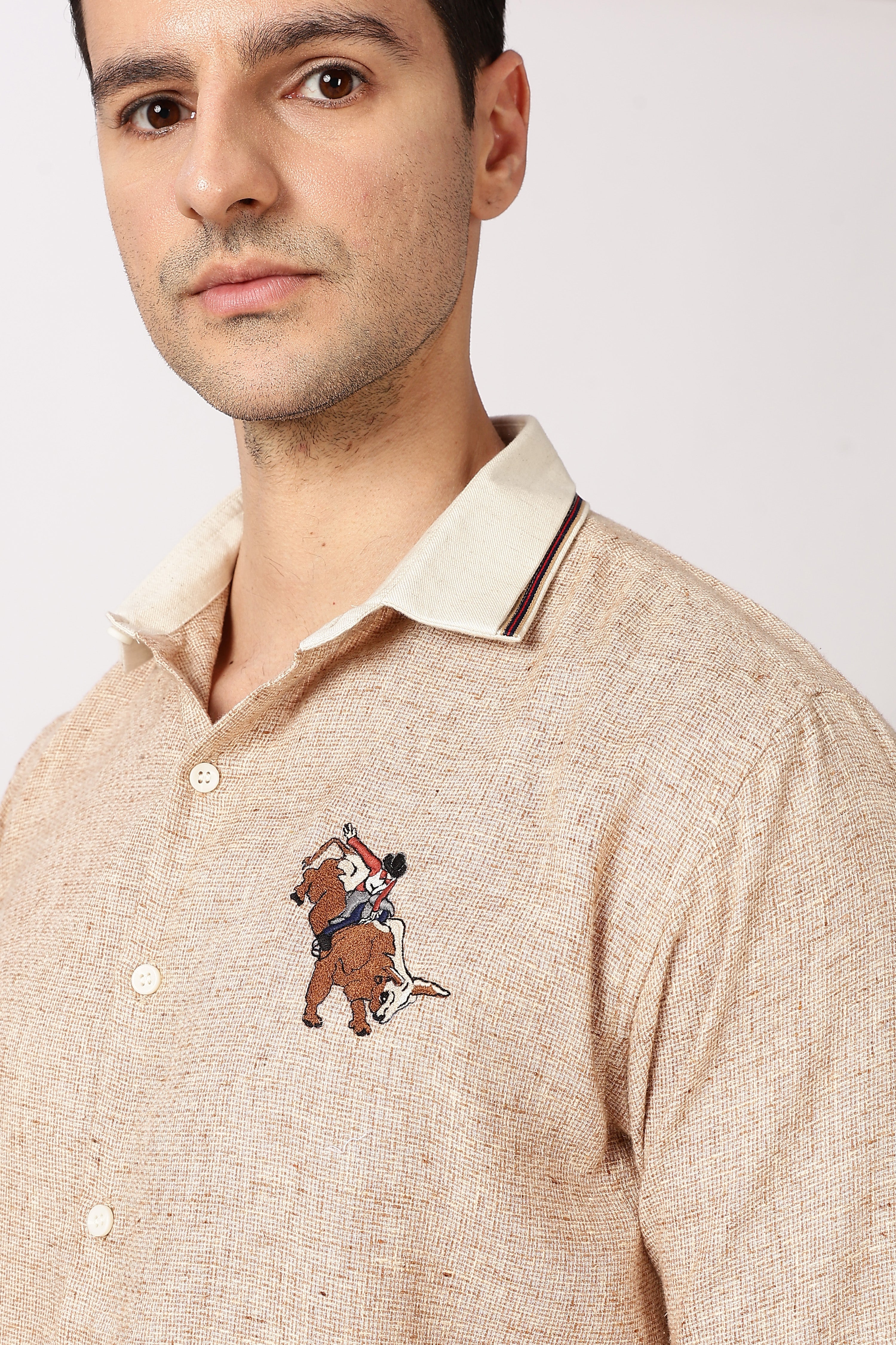 Rodeo Frontier Embroidered Cotton Shirt