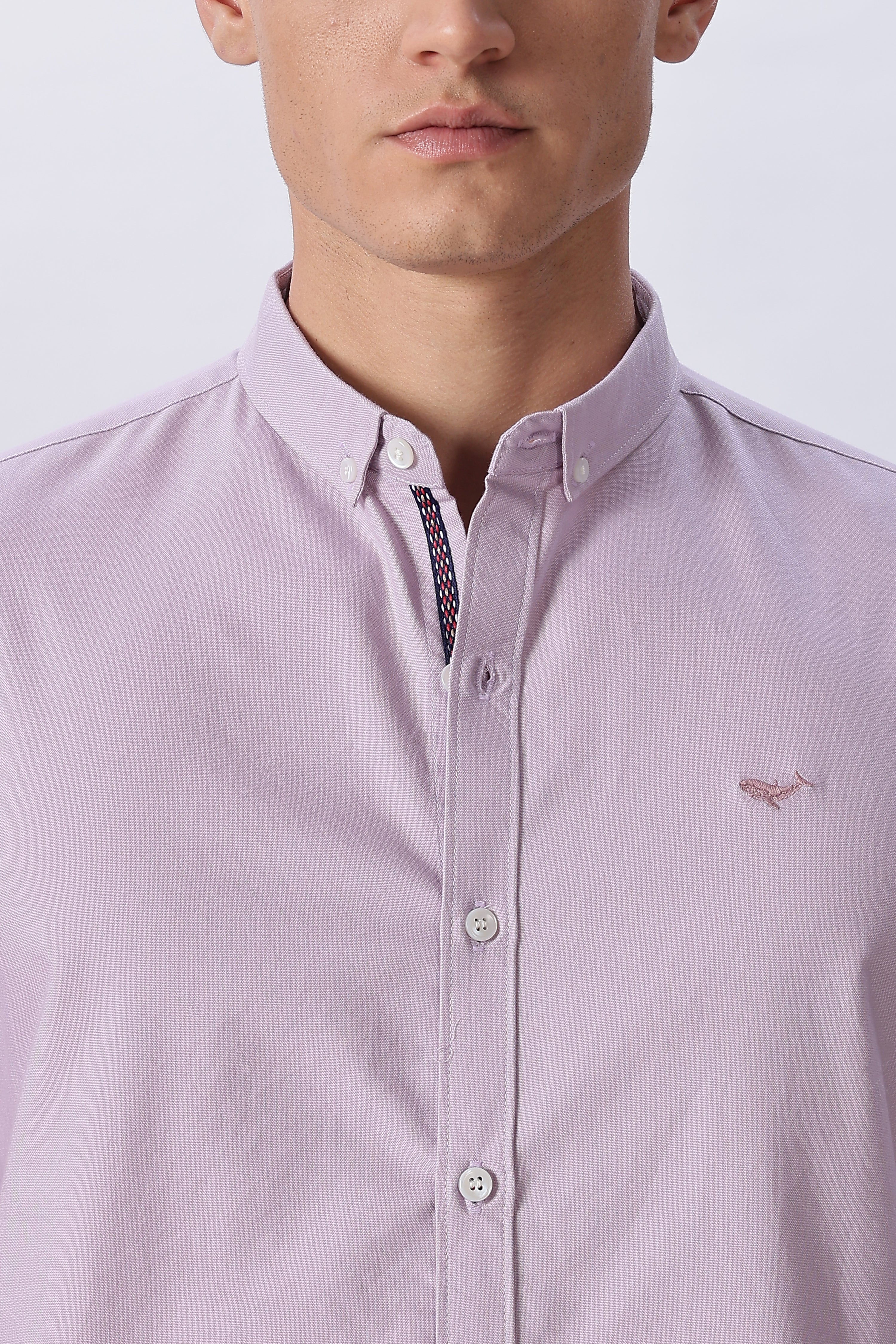 Lagos Lilac  Pre-washed Oxford Shirt