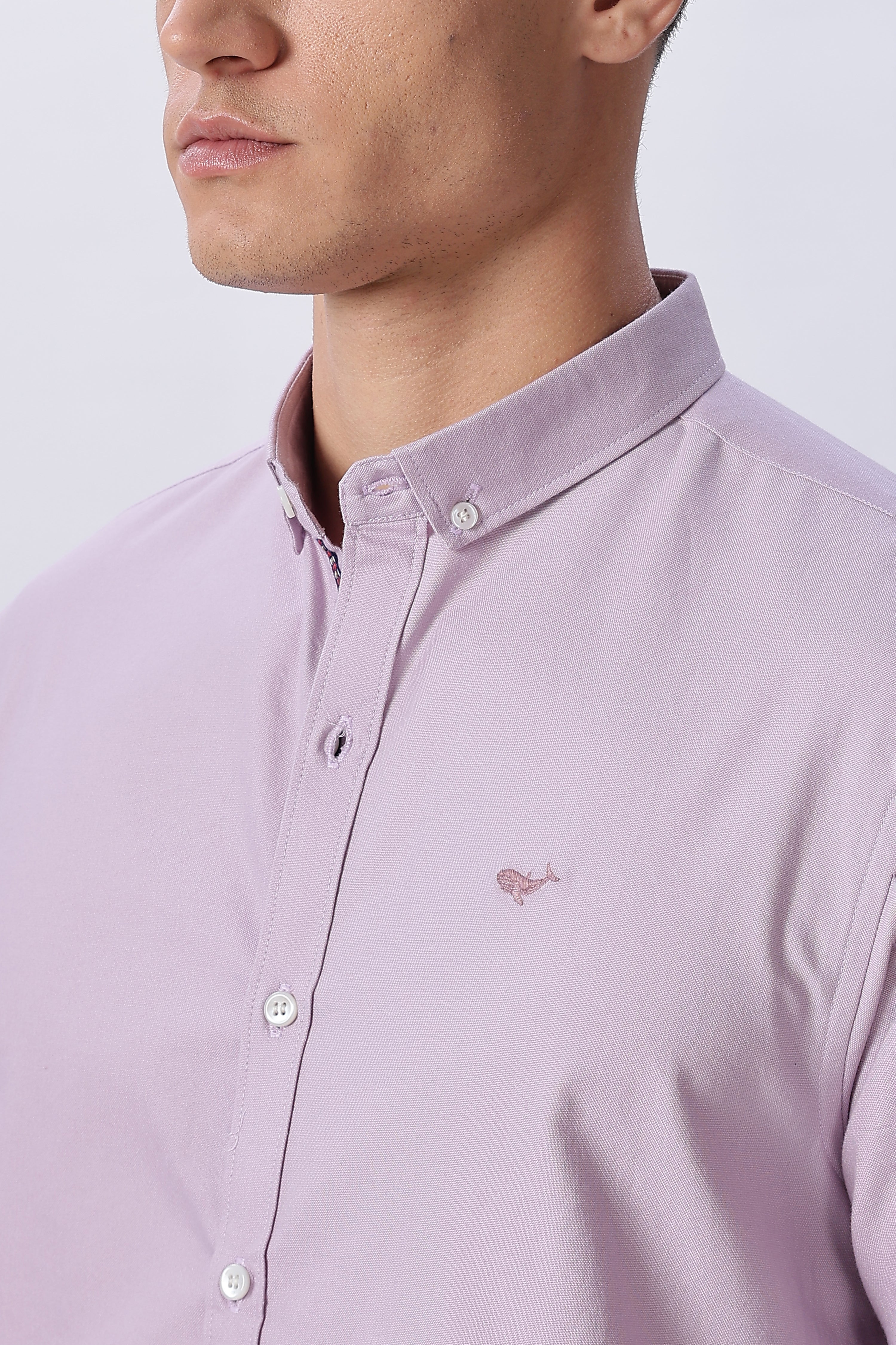 Lagos Lilac  Pre-washed Oxford Shirt