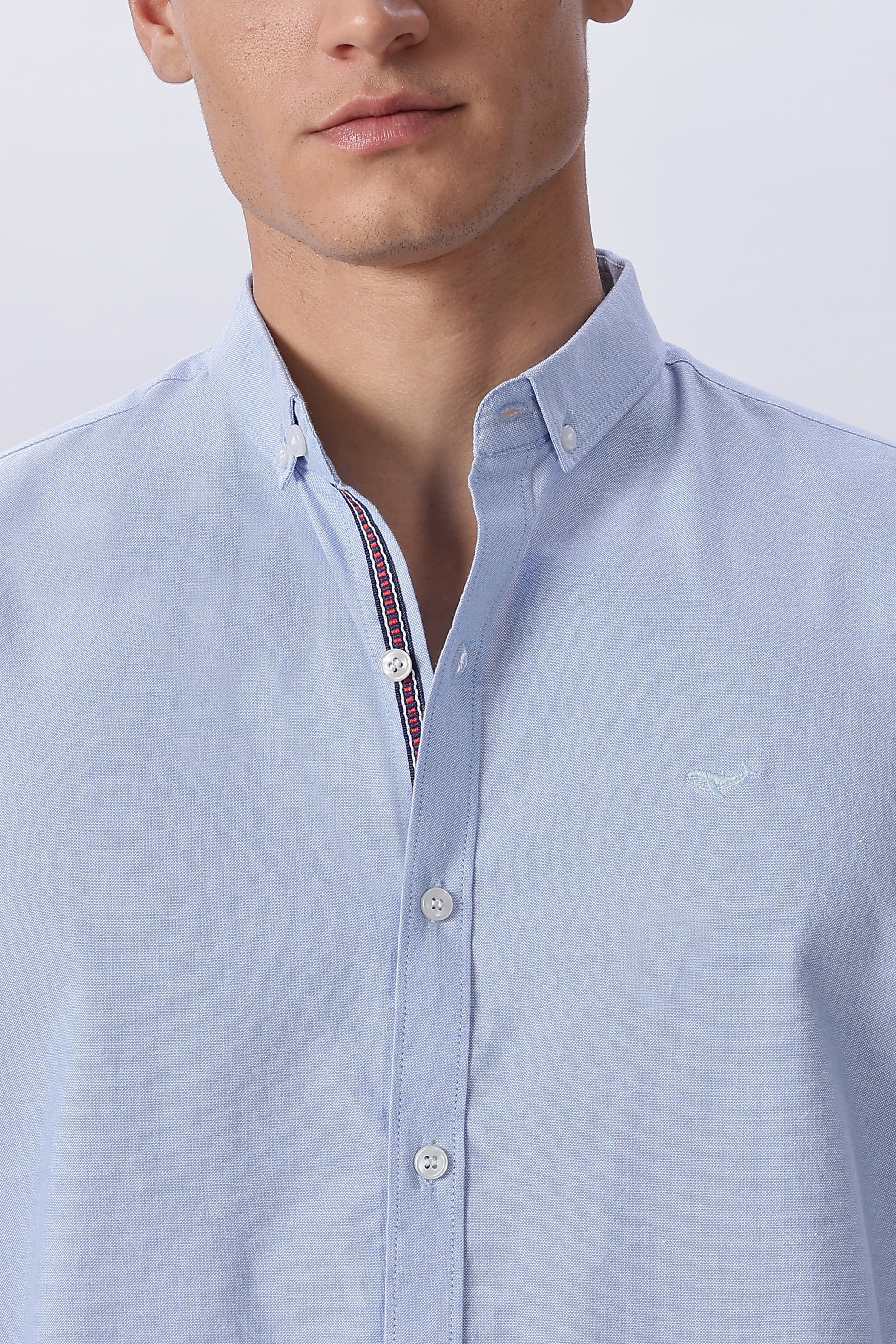 Classic Blue Pre-washed Oxford Shirt