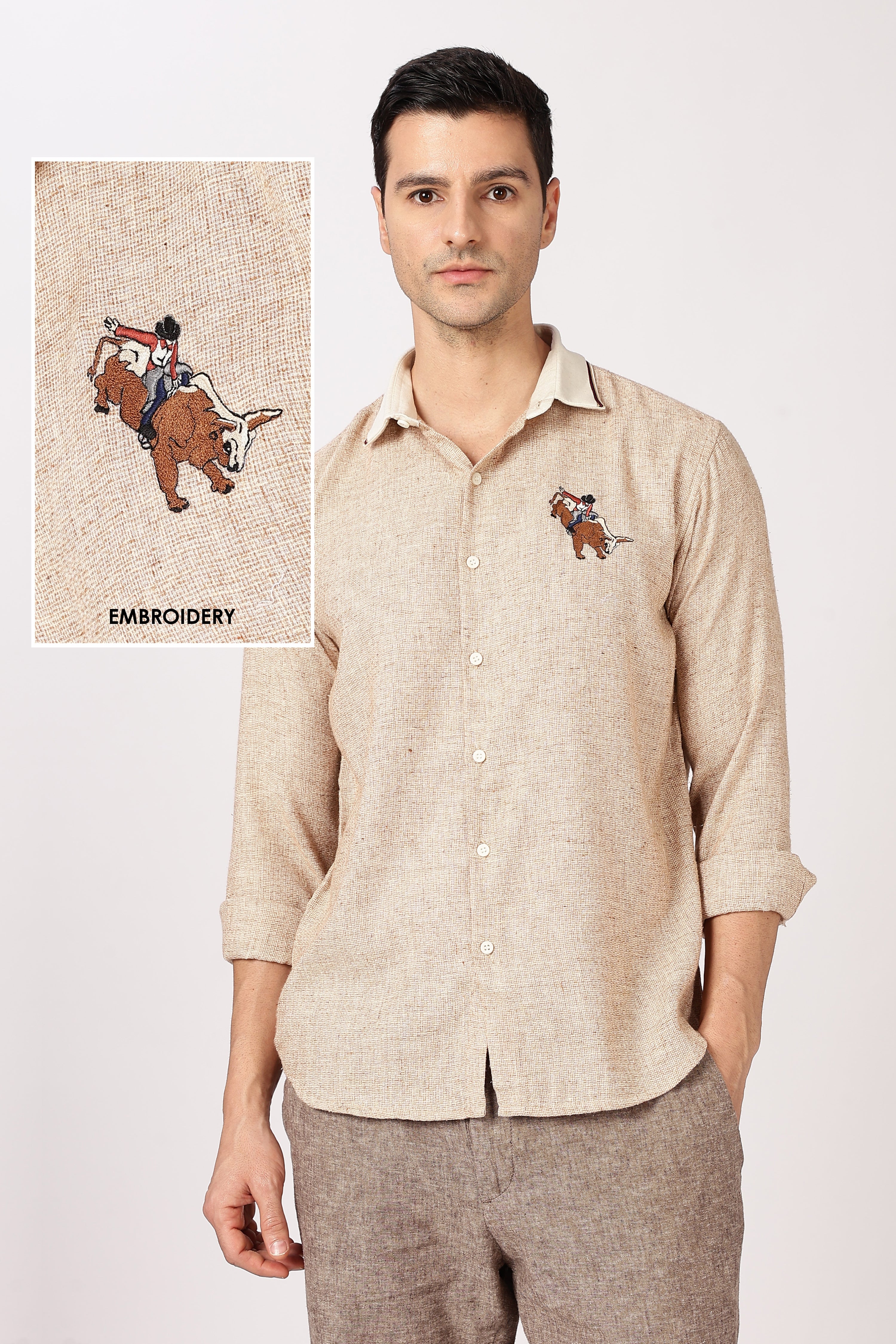 Rodeo Frontier Embroidered Cotton Shirt