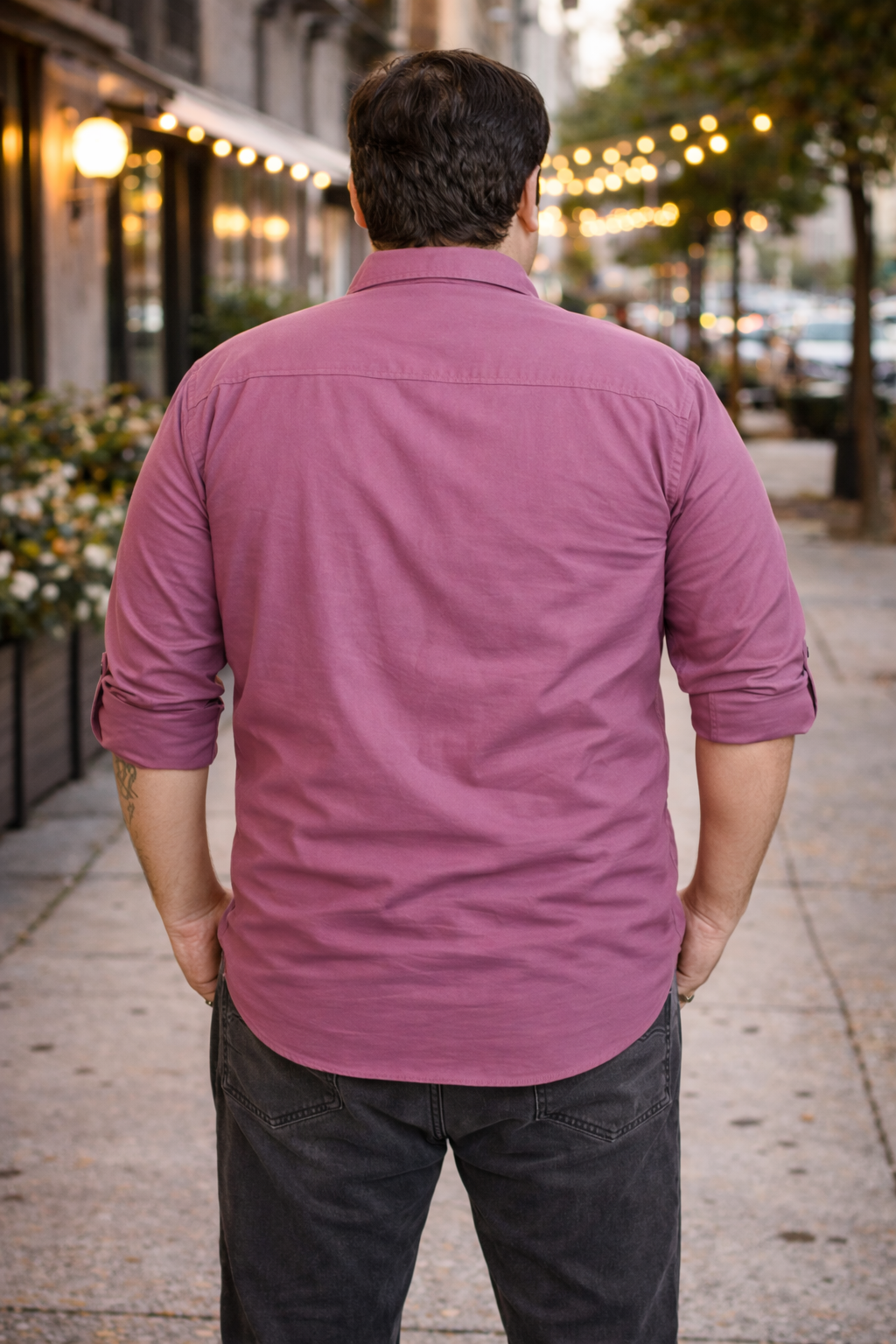 Rosewood Cotton Regular Fit Pink Essential Shirt