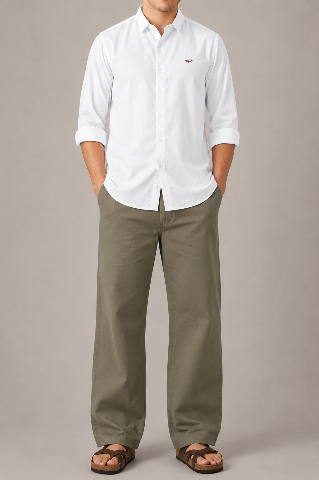 Linen-style 100% Cotton Straight Fit Mint Green Pant