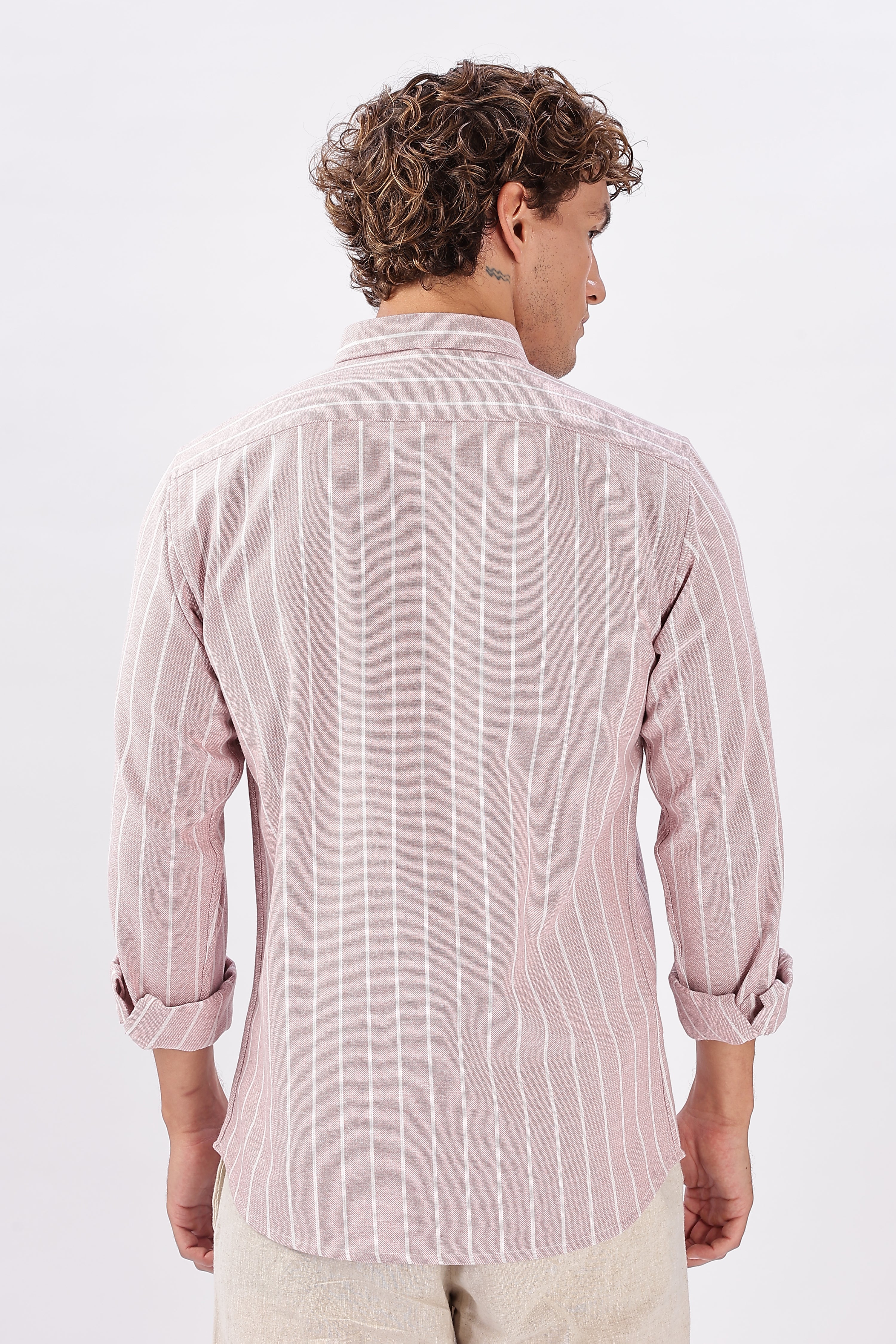 The Peaks & Pinstripes Embroidered Shirt