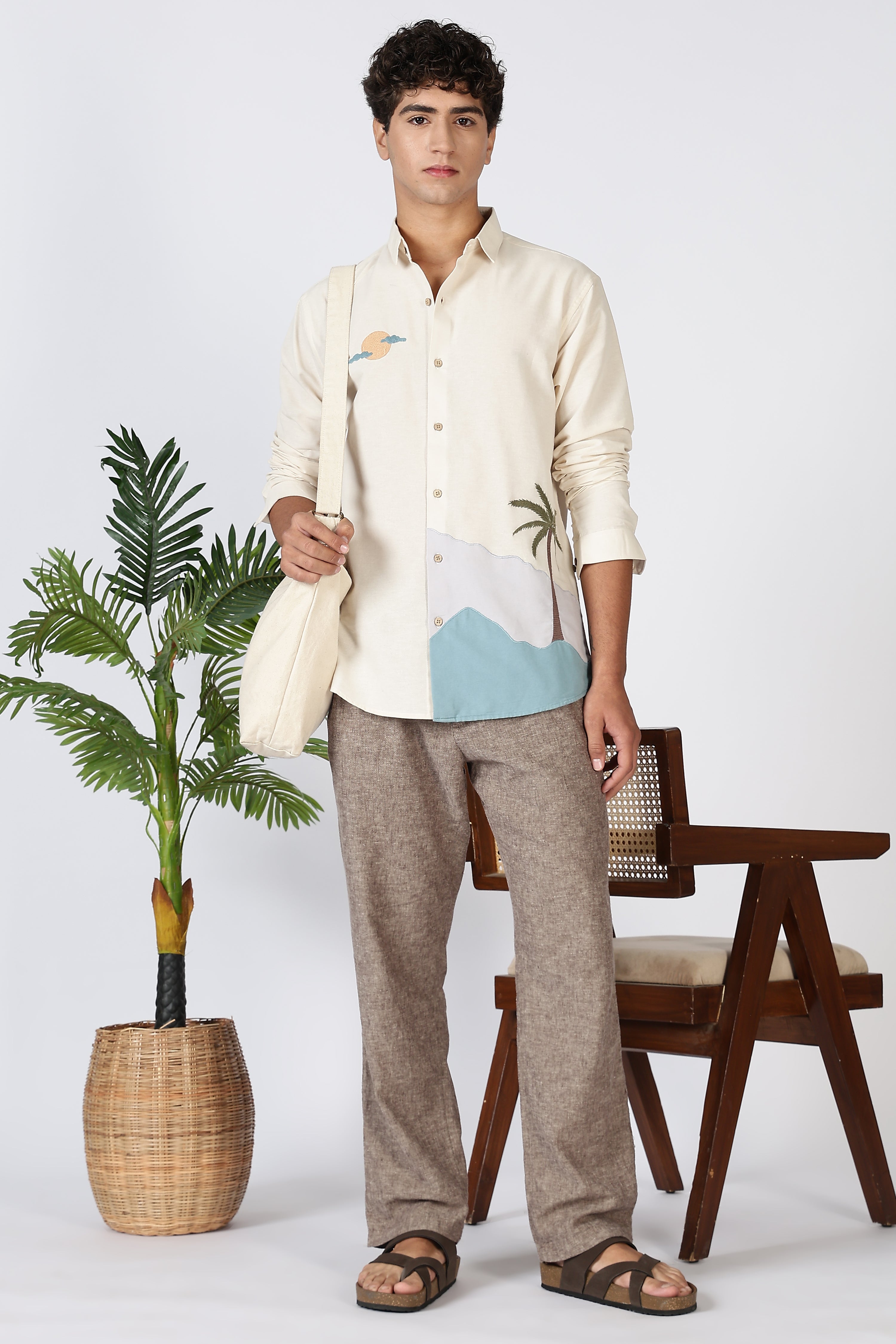 Coastal Mirage Embroidered Shirt