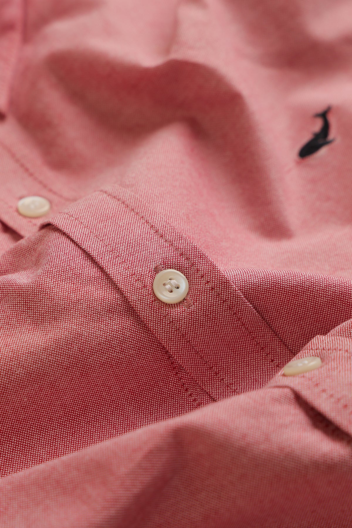 Fine Count Oxford Pink - Broad Collar and Elbow Patches Shirt