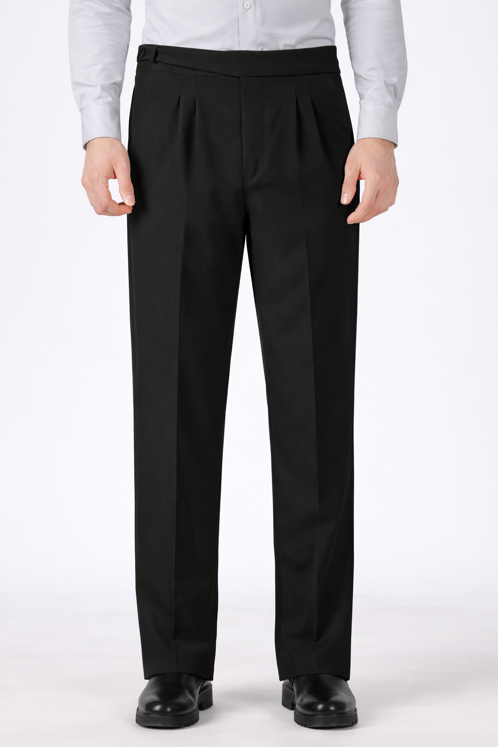 regular black relaxed fit or skinny fit men's dress pants Kenneth Cole Reaction Men's Slim-Fit Stretch Dress Pants main image 0