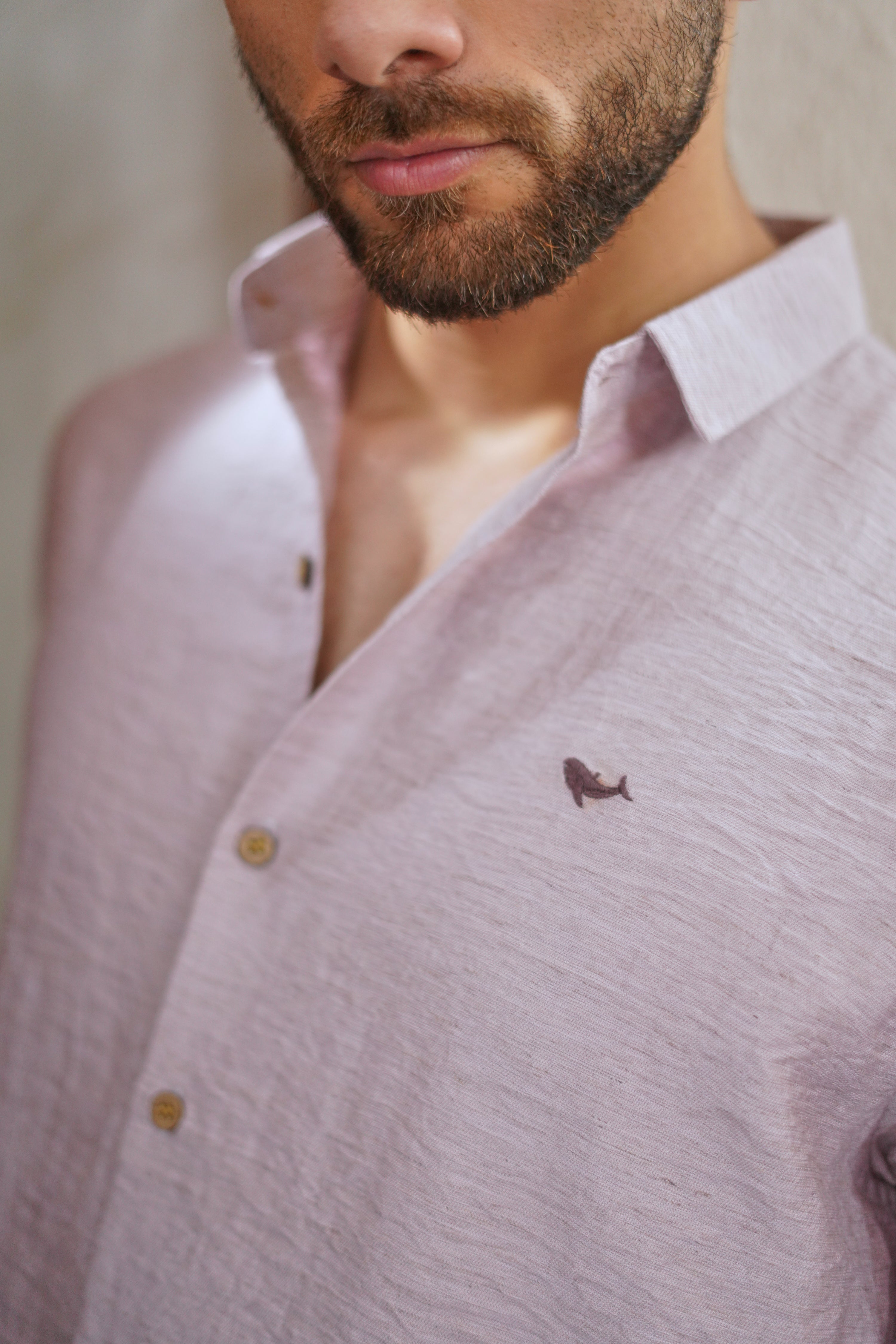 Rose Mist Textured Wrinkle-Free Breeze NV Shirt