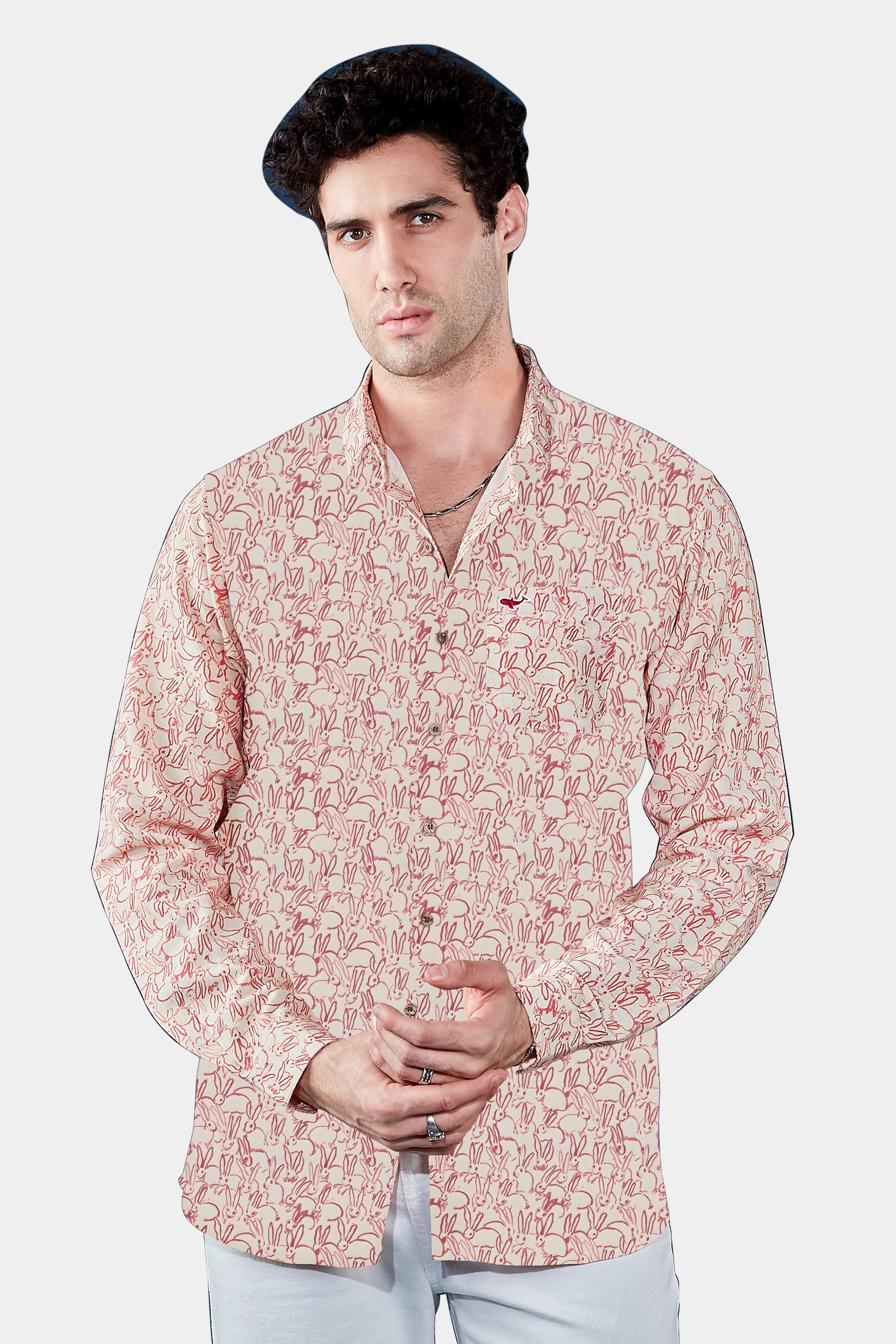 Khar-Gosh Linen summer printed shirt