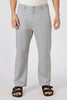 Linen-style 100% Cotton Straight Fit Grey Pant