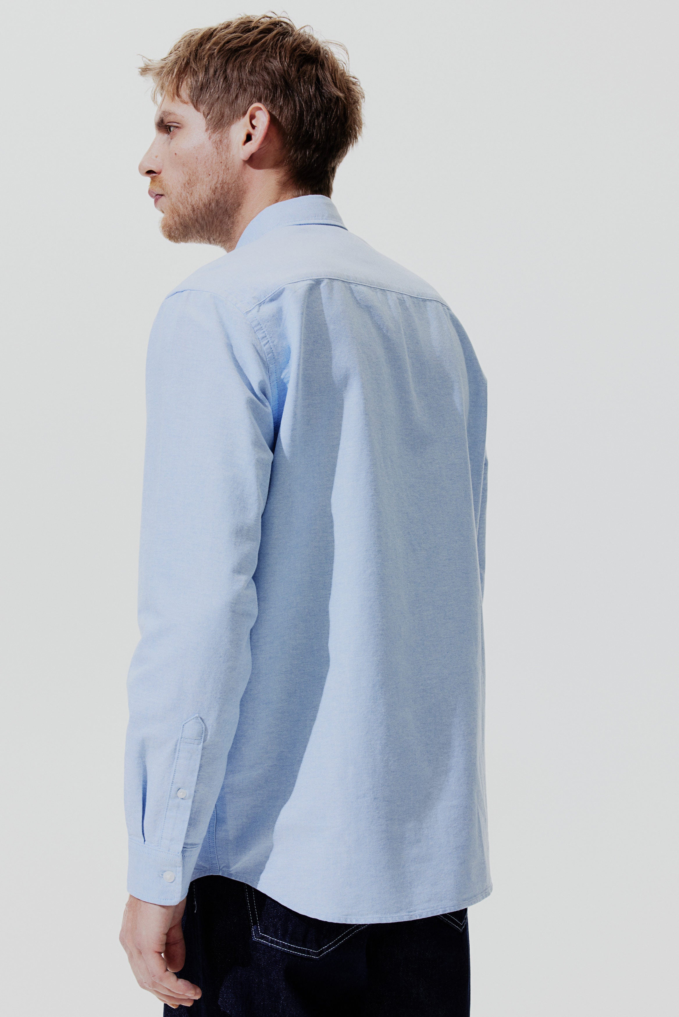 Classic Essential 100% Cotton Embroidery Shirt