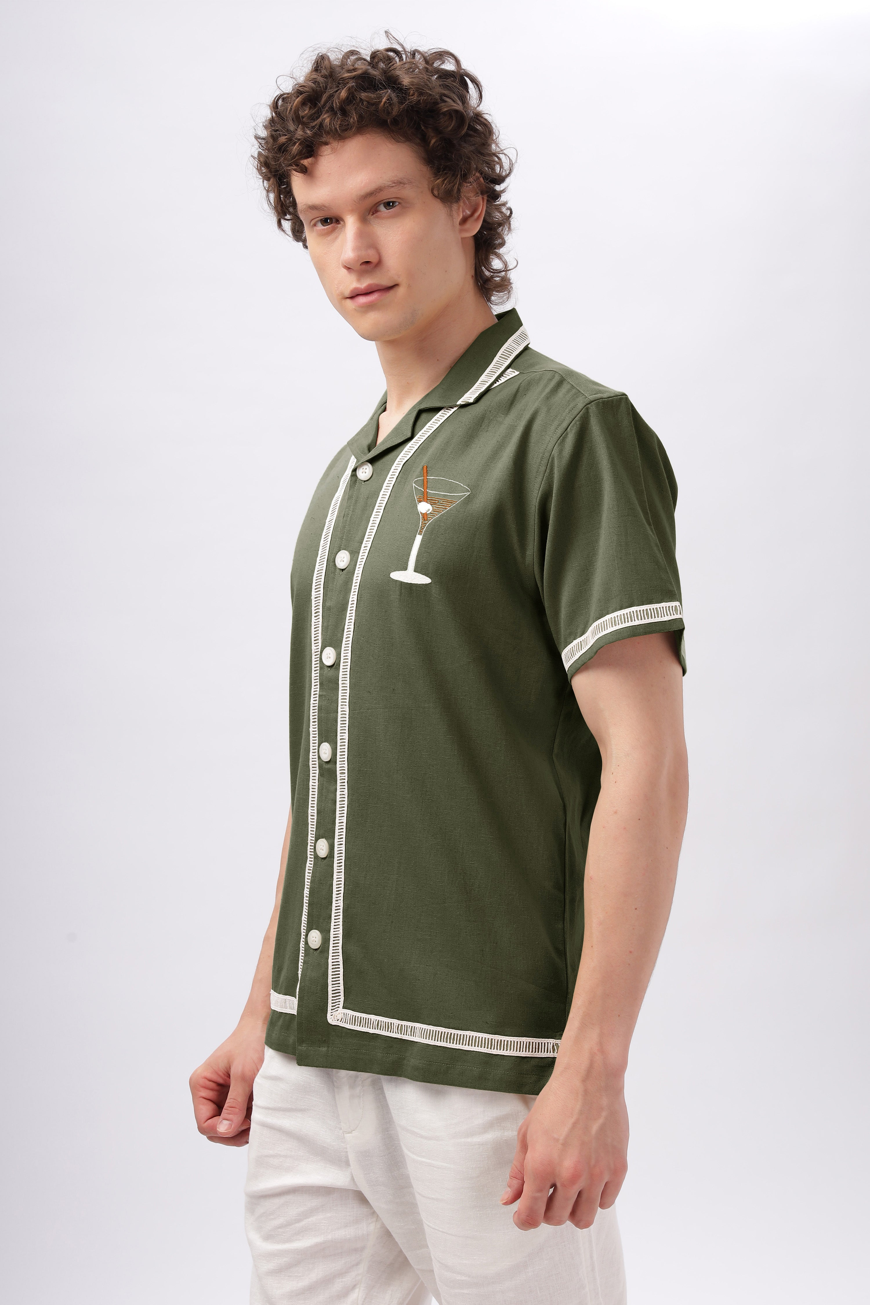 Amalfi Sundowner Embroidery Shirt