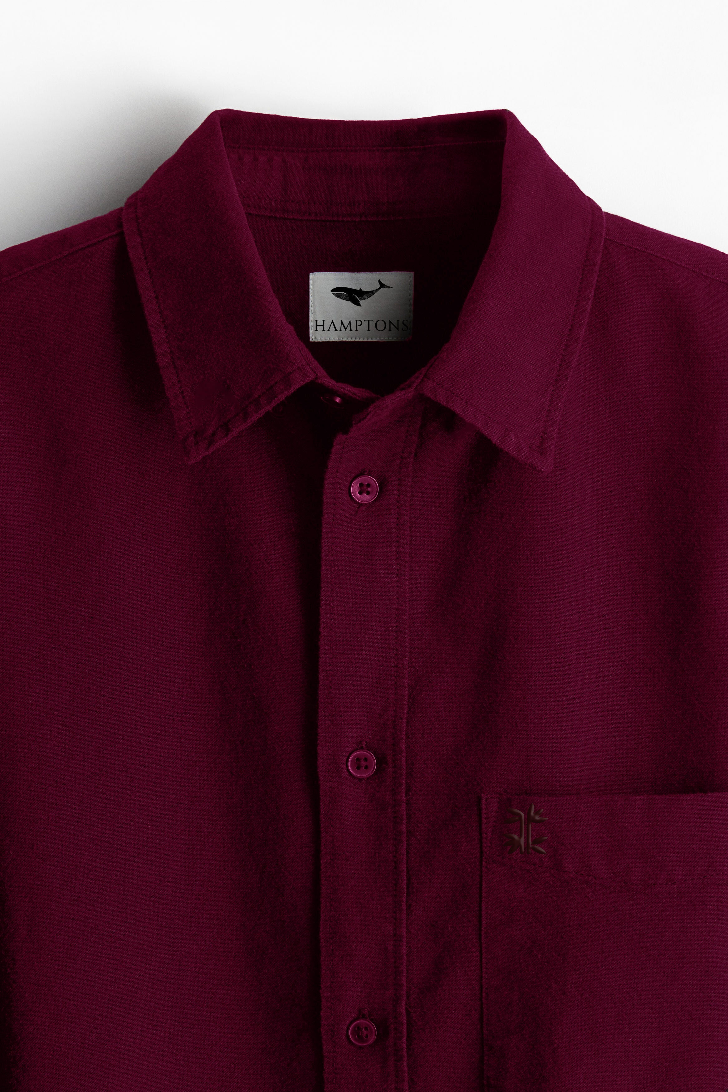 Classic Essential 100% Cotton Embroidery Shirt