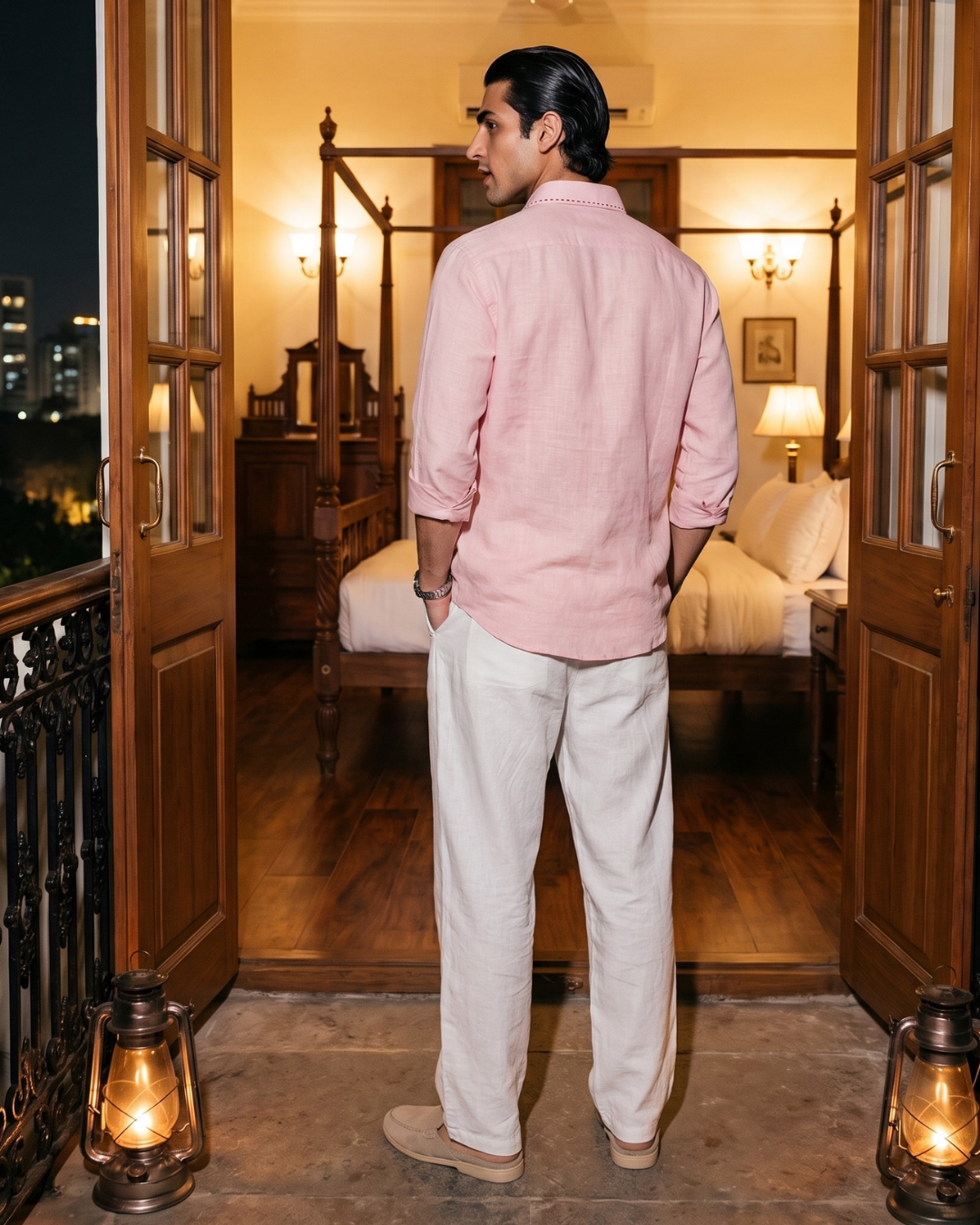 Artisan Stitch- Spread Collar Embroidered Shirt
