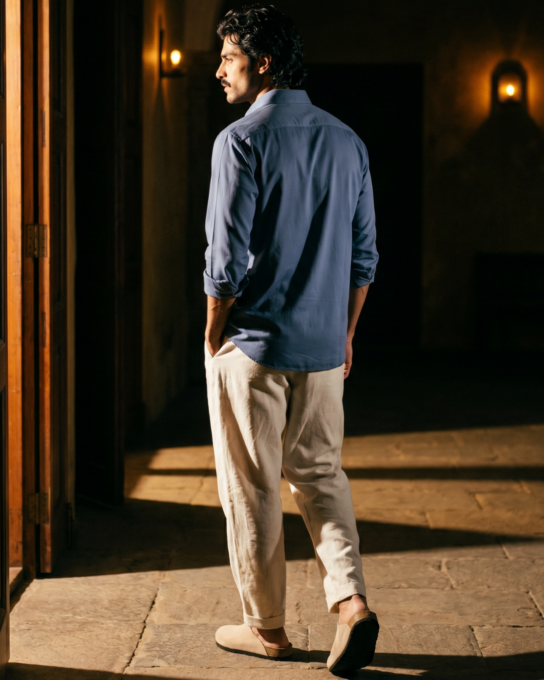 Harbour Piqué Knit- Button-Down Collar Shirt