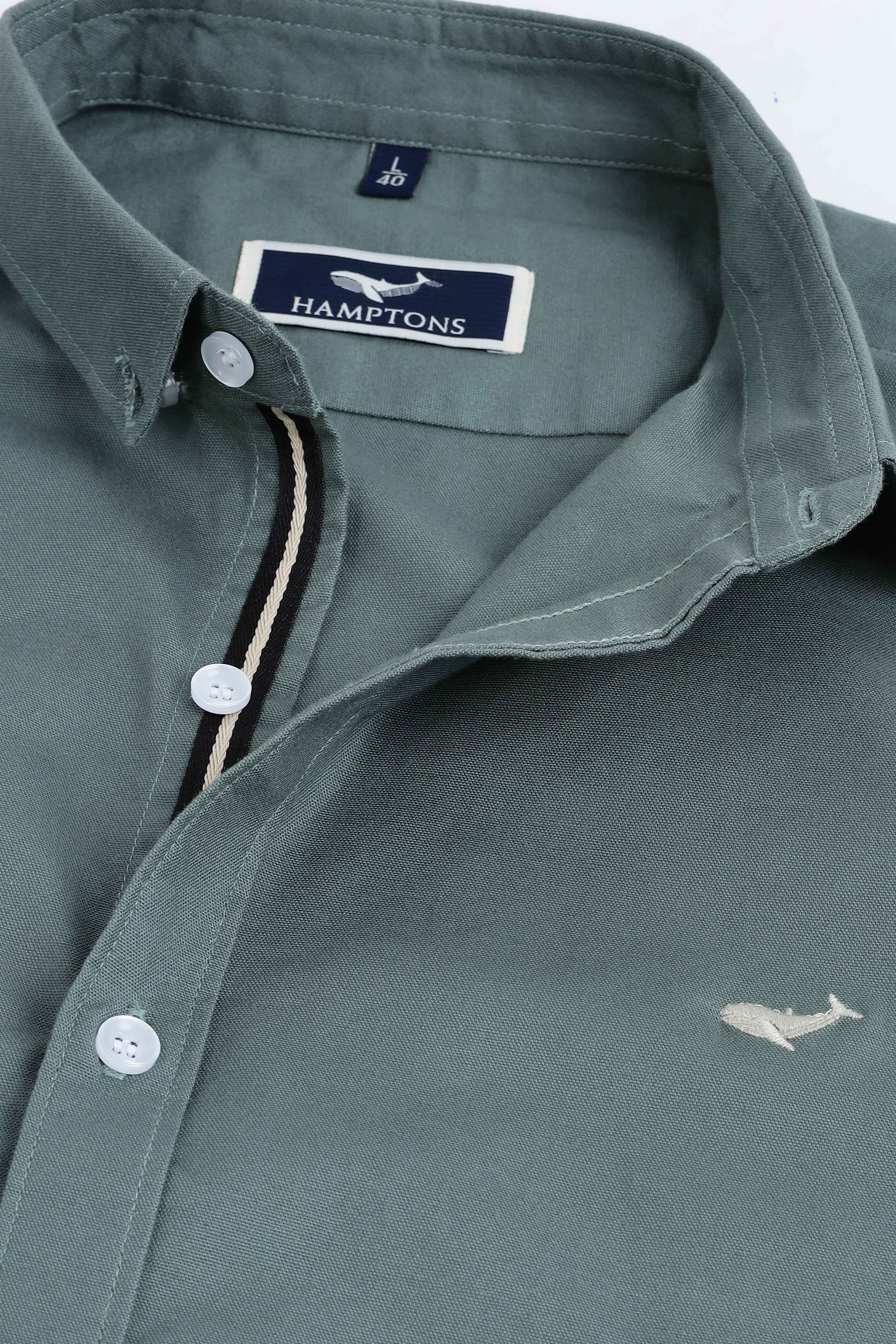 Olive Mist Pre-washed Oxford Shirt
