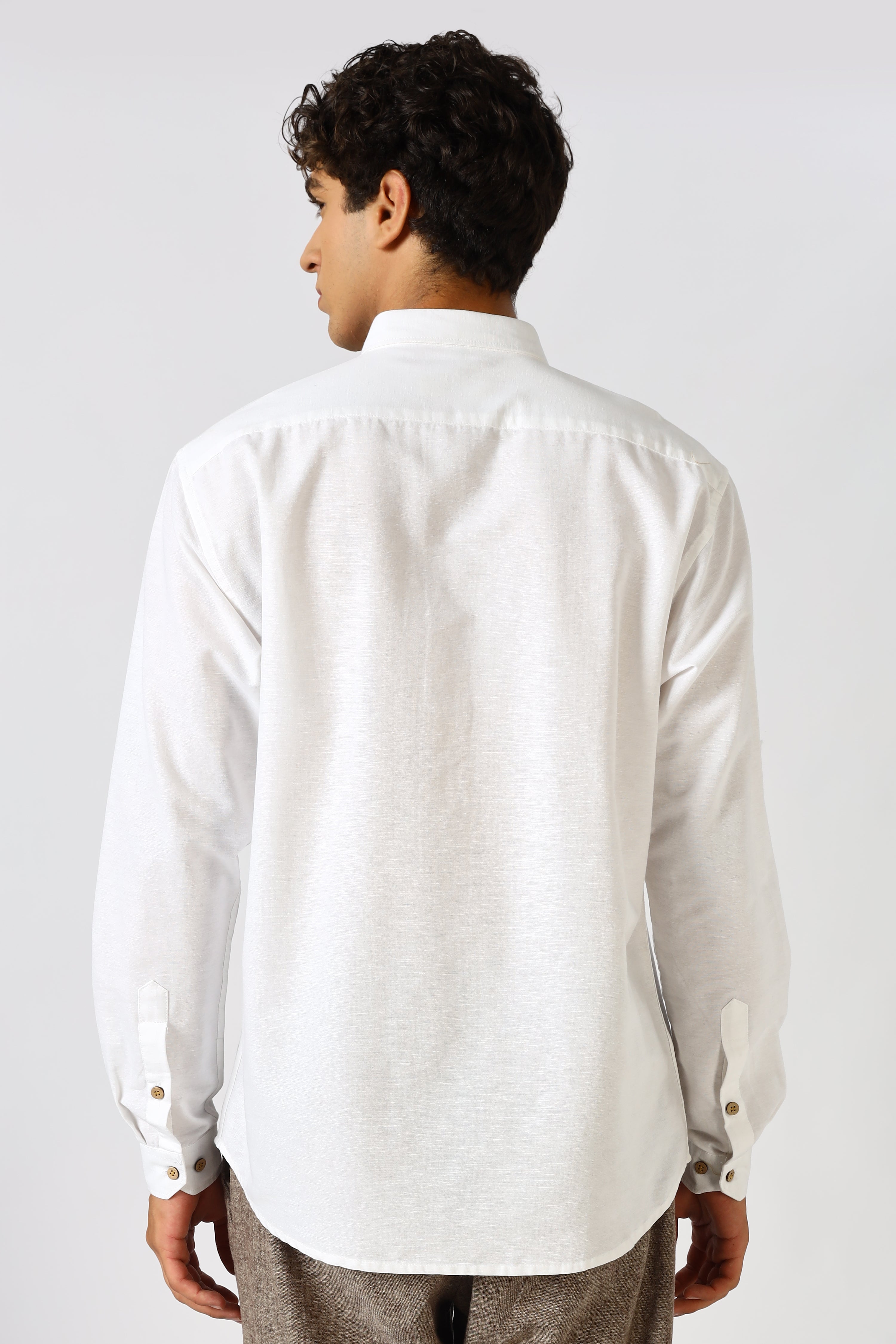 The Tuscany Escape White Embroidered Shirt