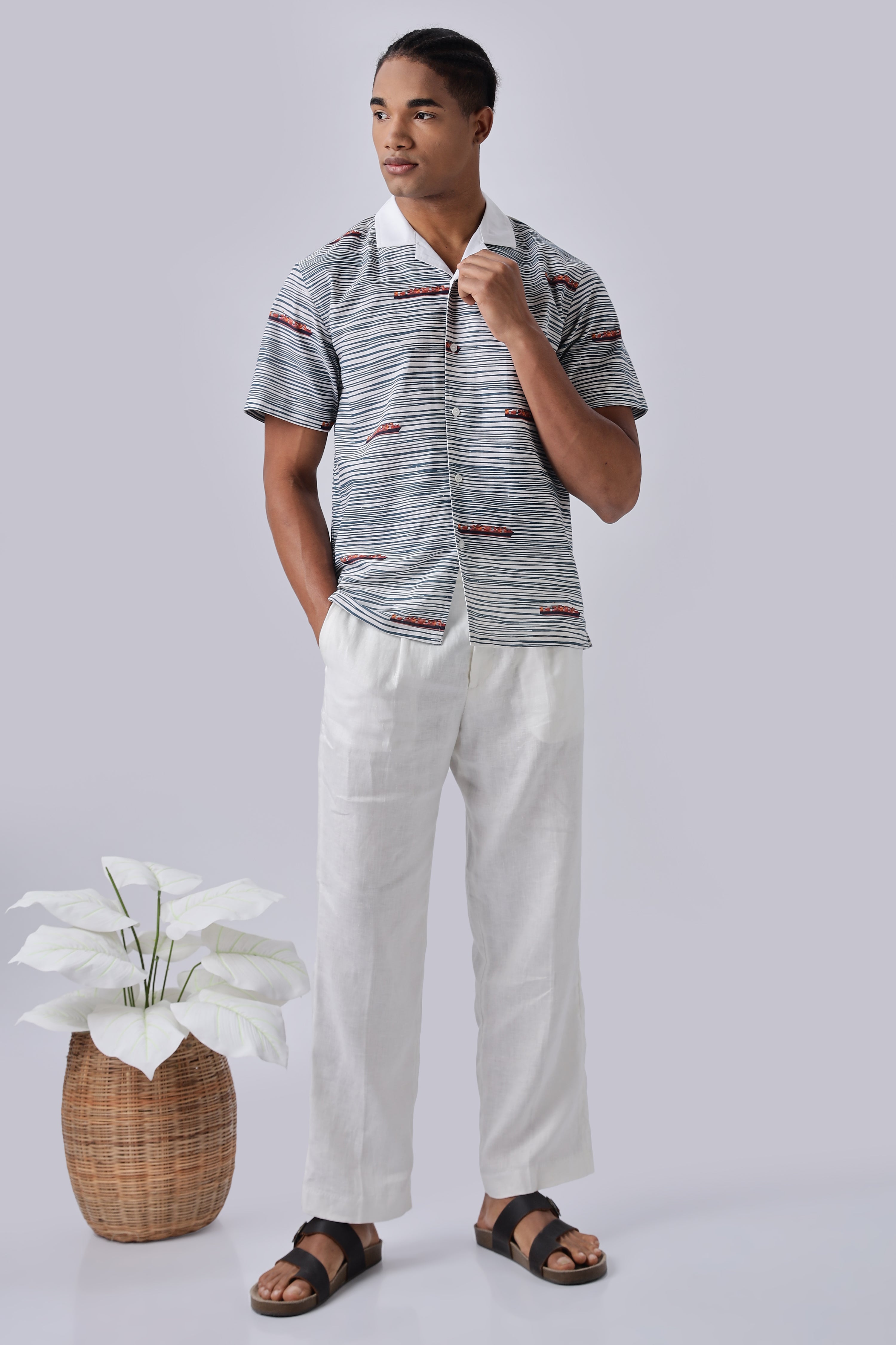 The Hawaiian Coastliner Contrast Collar Shirt