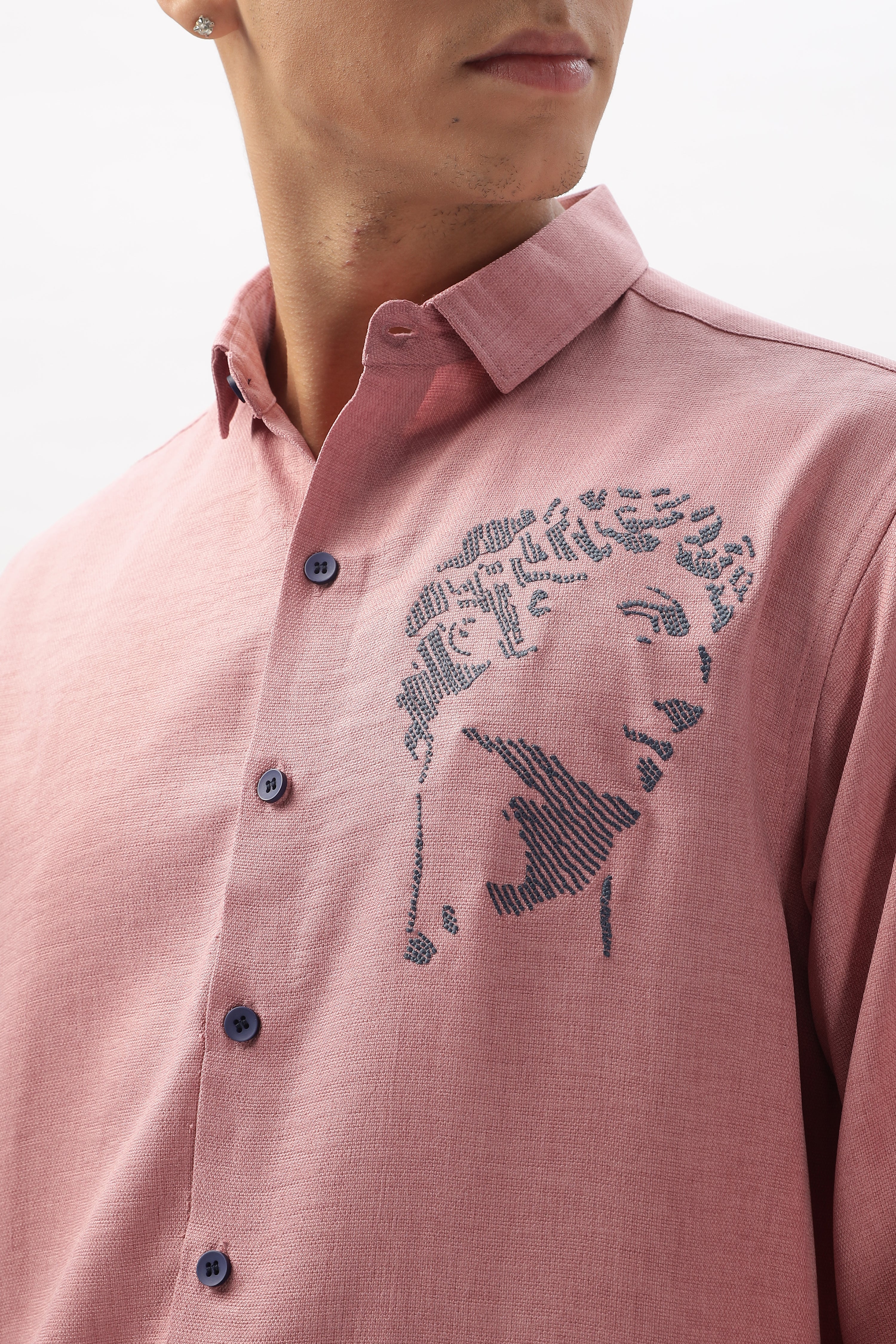 Apollo's Muse Embroidered Shirt